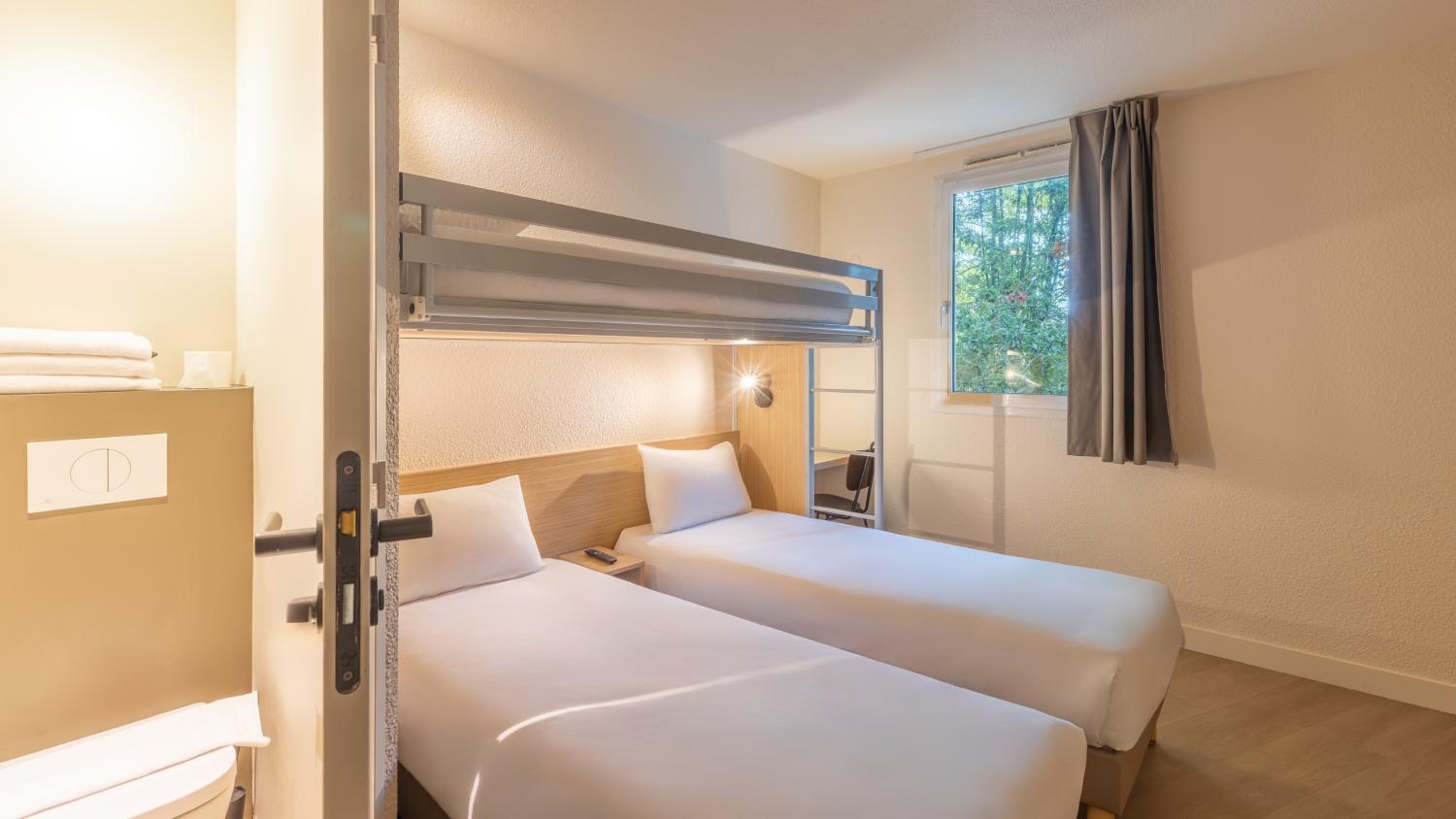 Standard Room with Two Single Beds and One Bunk Bed