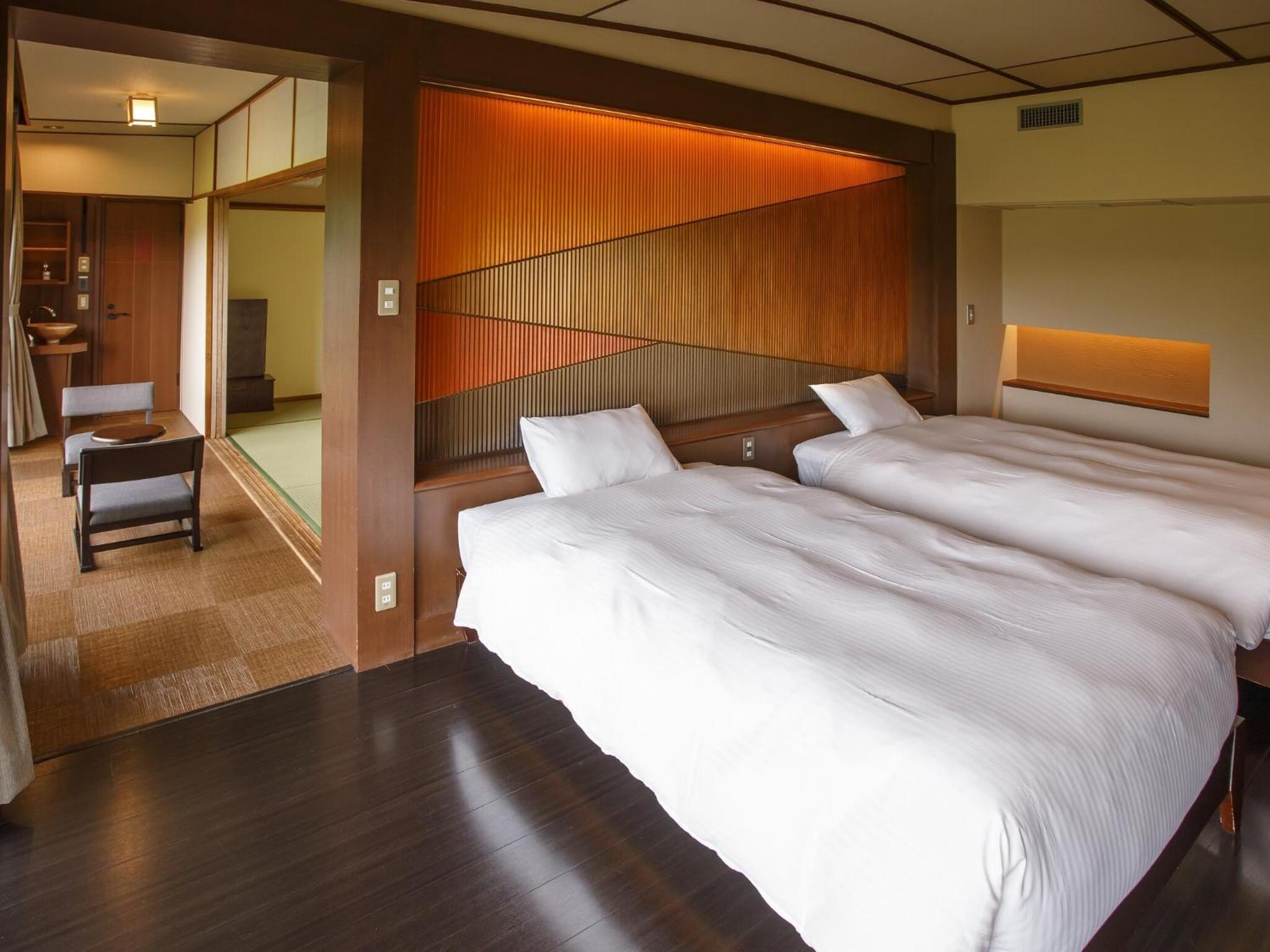 WAGYU and Kaiseki dinner – Breakfast and Dinner included Japanese-Western Suite, Annex