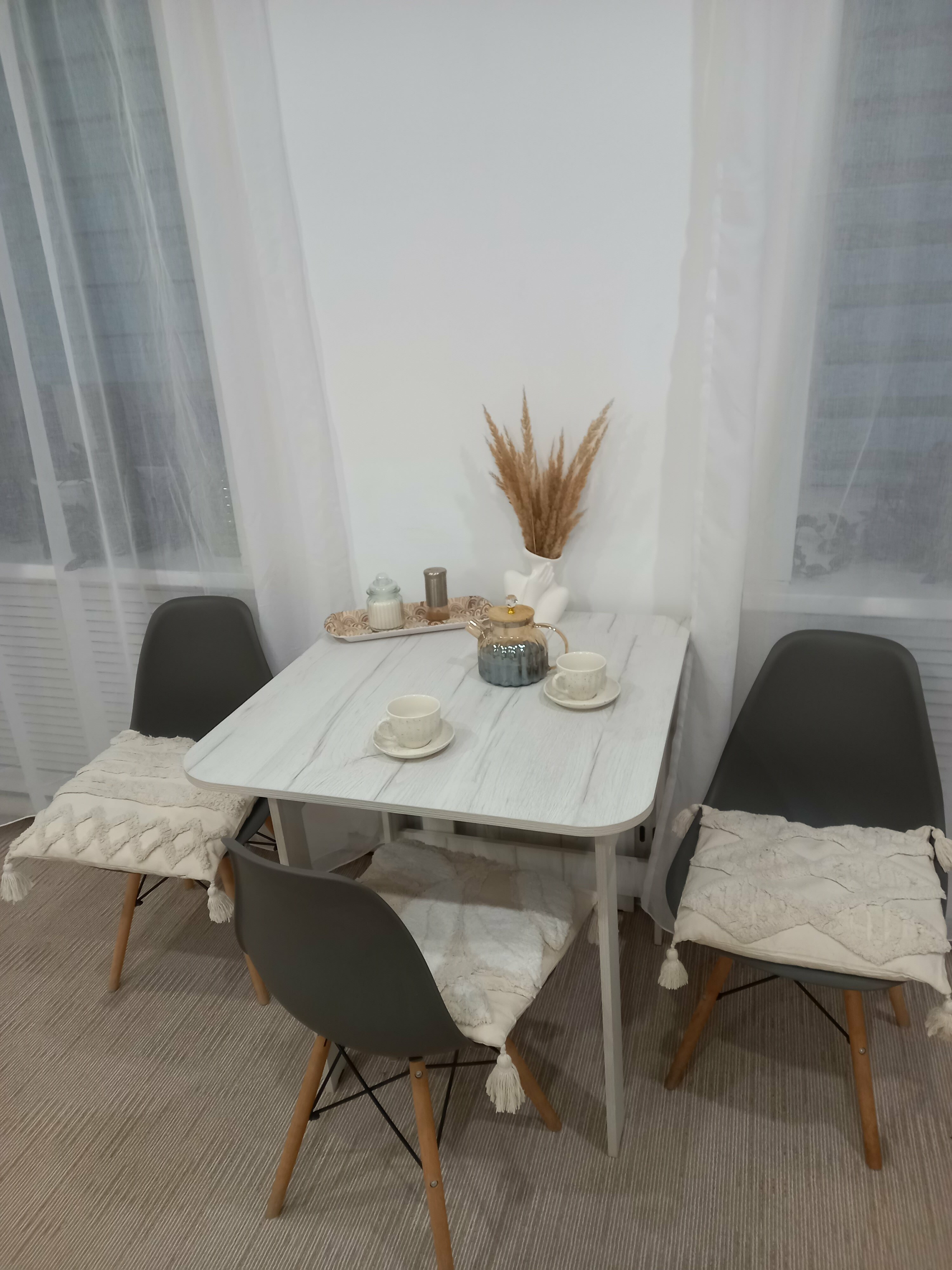 Студия вместимостью до 4 человек с односпальными кроватями