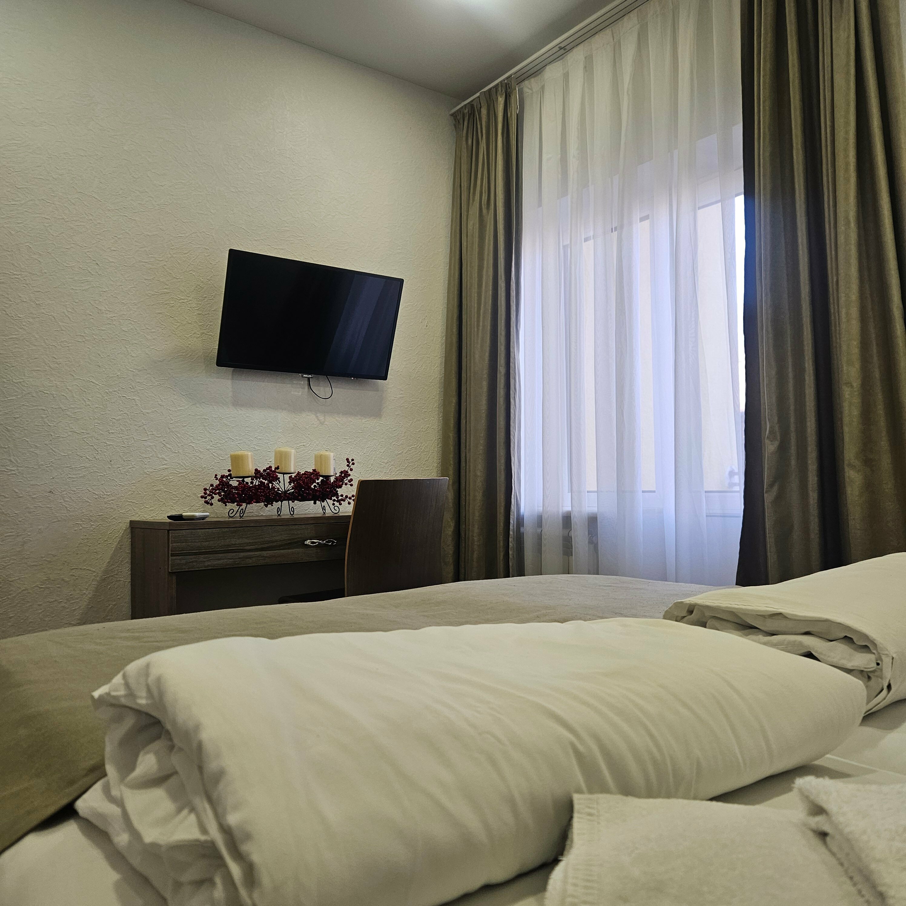 Двухместный номер Делюкс с 1 кроватью или 2 отдельными кроватями и балконом