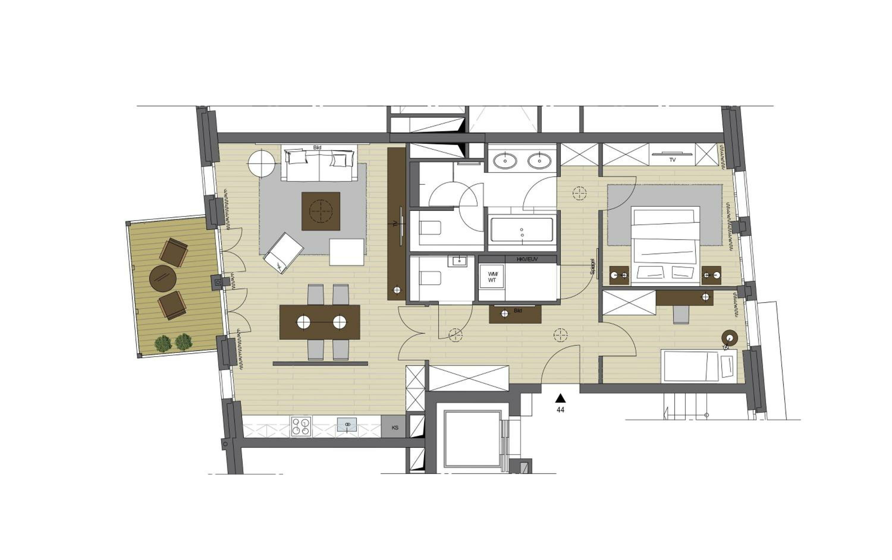 Two-Bedroom Apartment