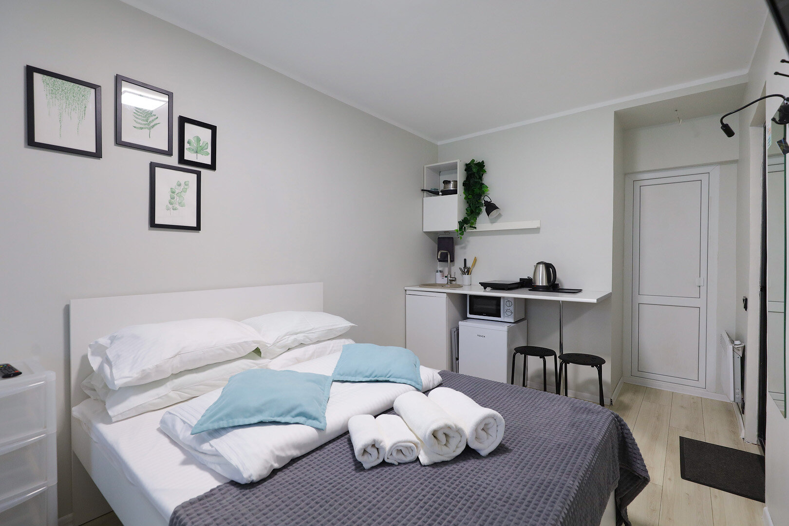 Двухместный номер с 1 кроватью и балконом