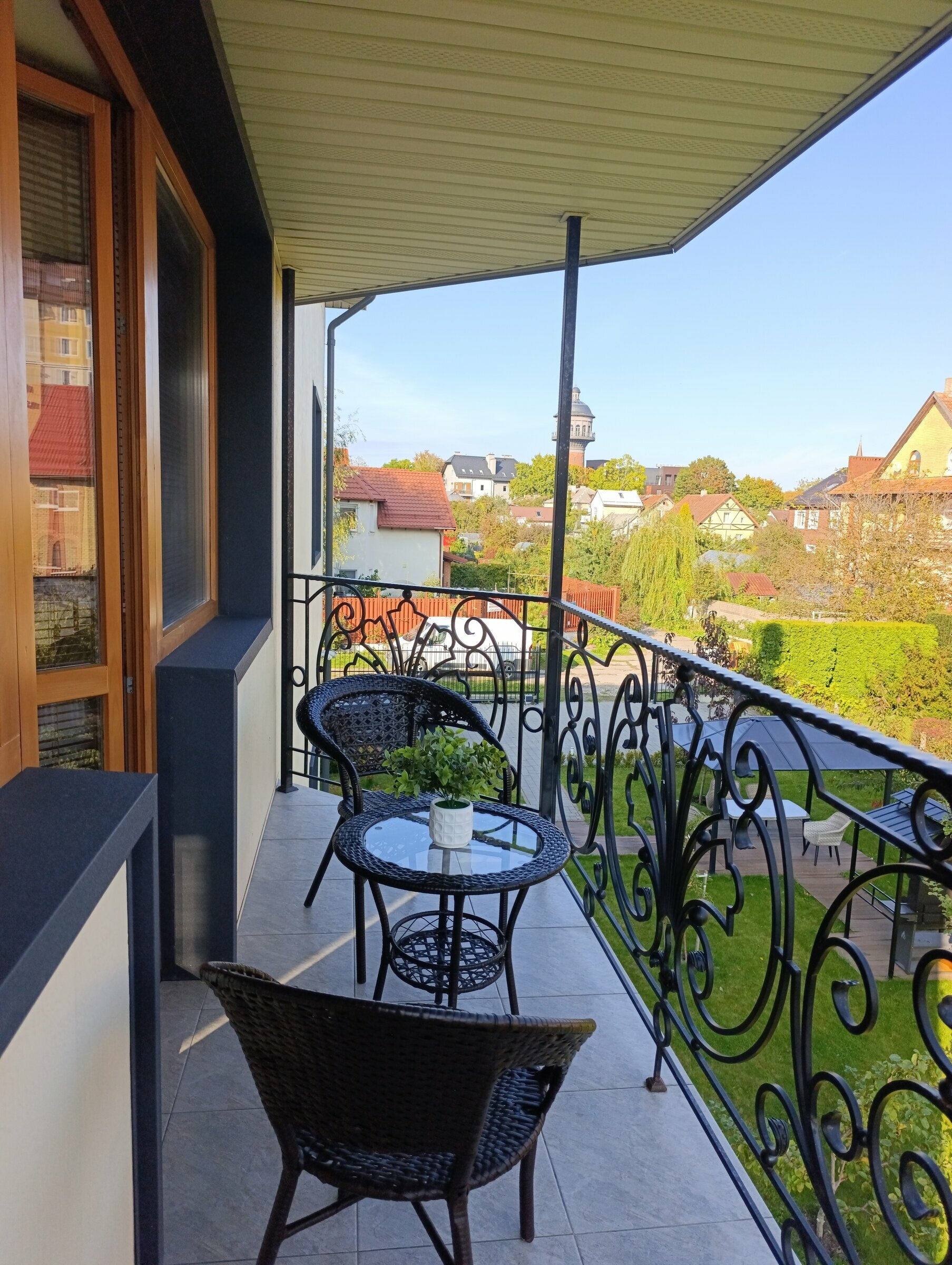 Двухместный номер с 1 кроватью и балконом