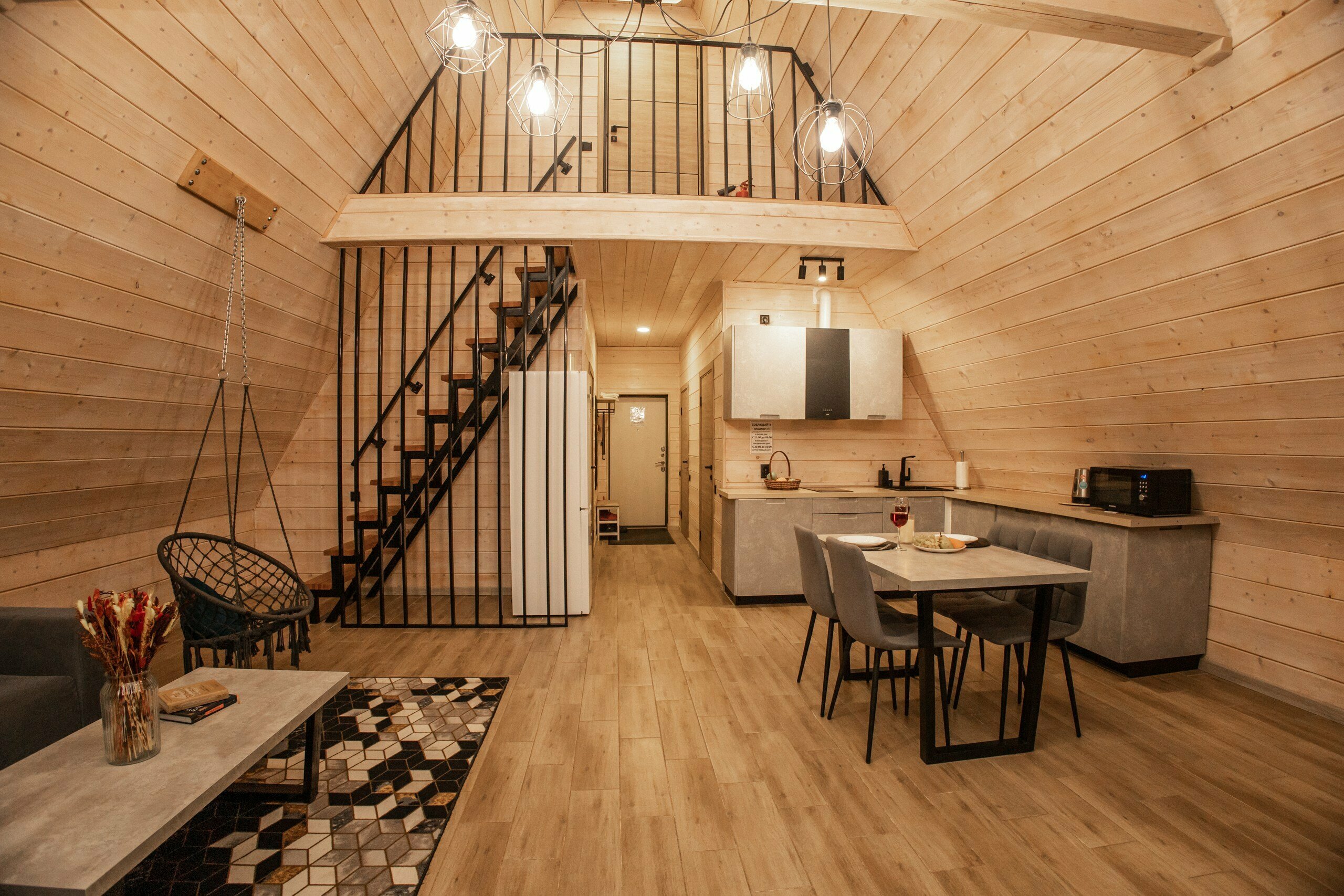 Коттедж с баней и купелью на 4 персоны