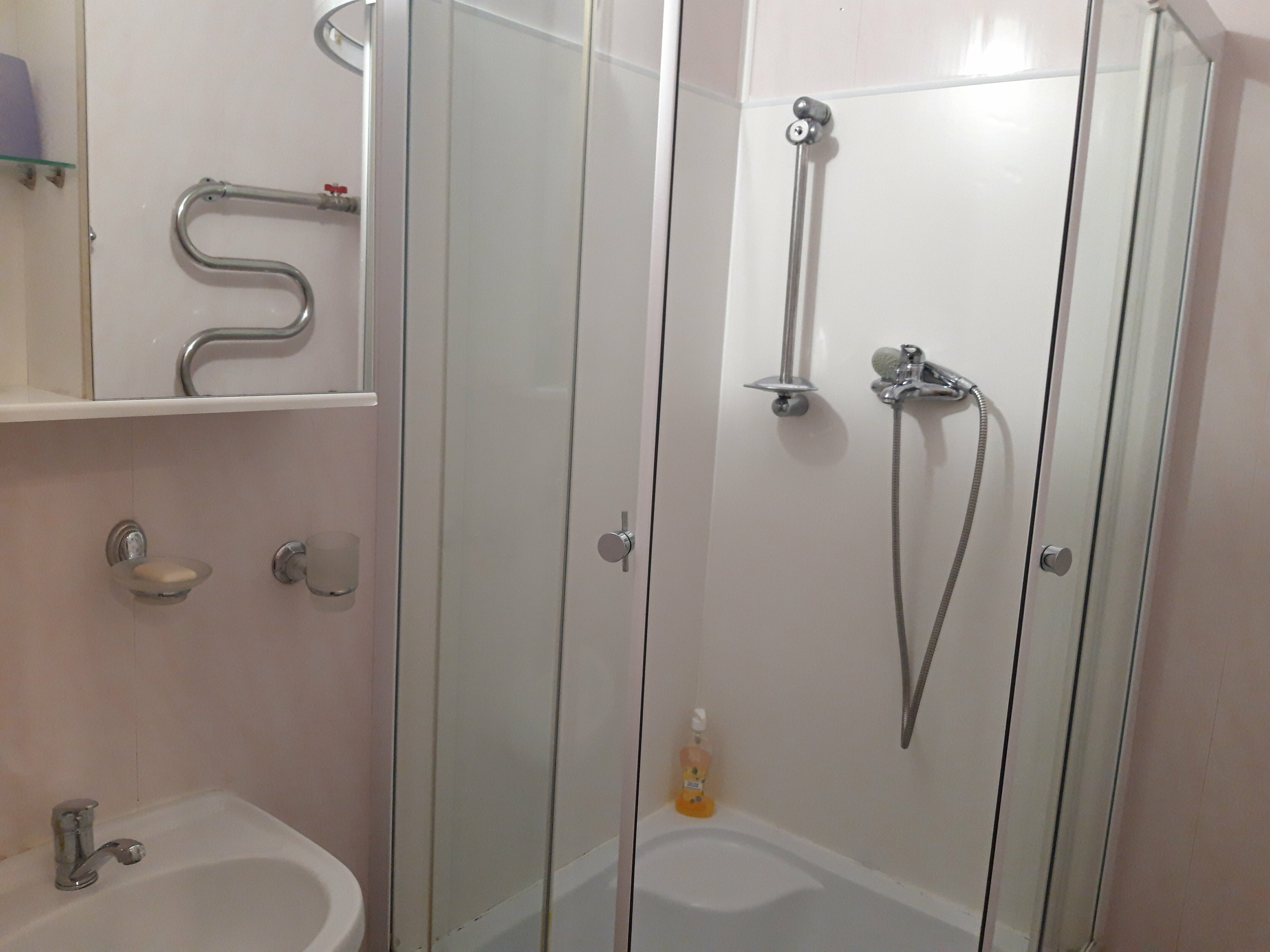 Двухместный номер с 2 отдельными кроватями и душем