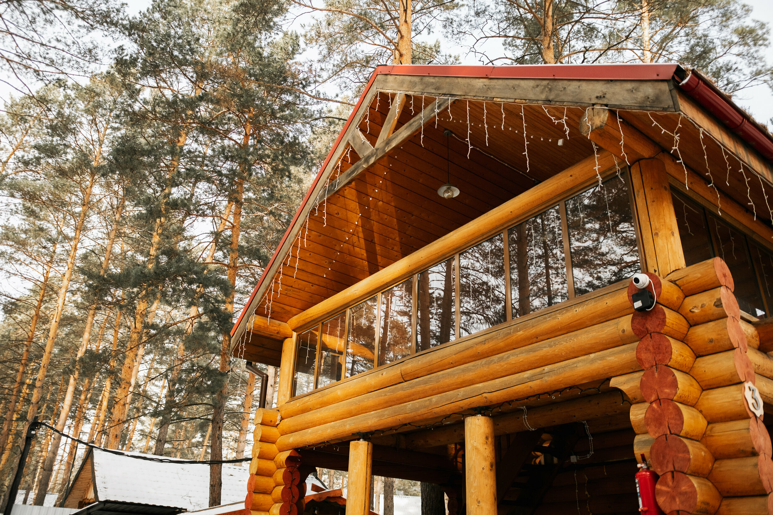 Номер-студия с террасой и видом на Катунь