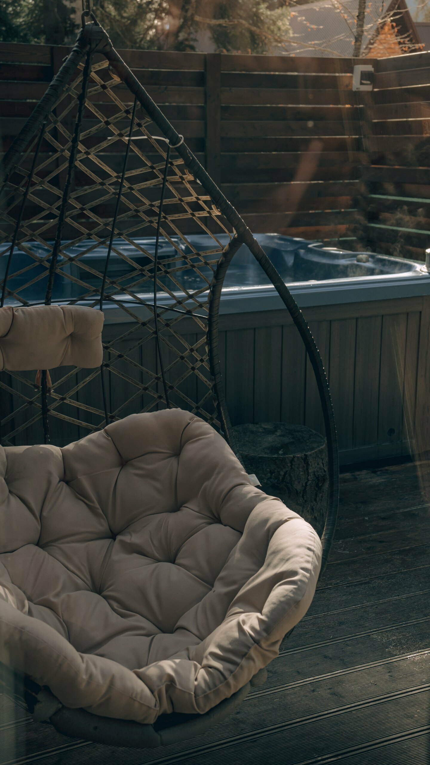 A-frame c джакузи