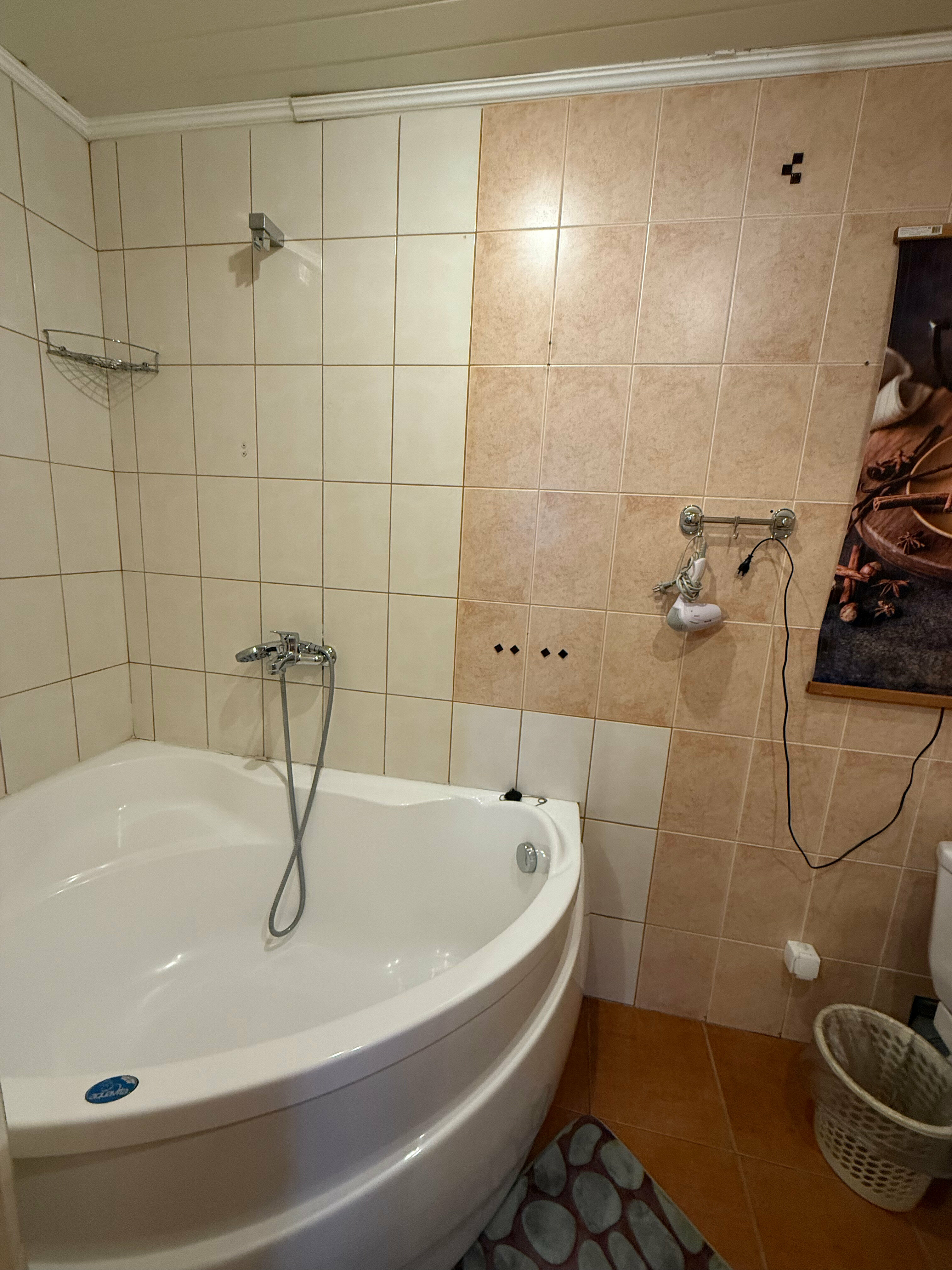 Двухместный номер с 2 отдельными кроватями и ванной