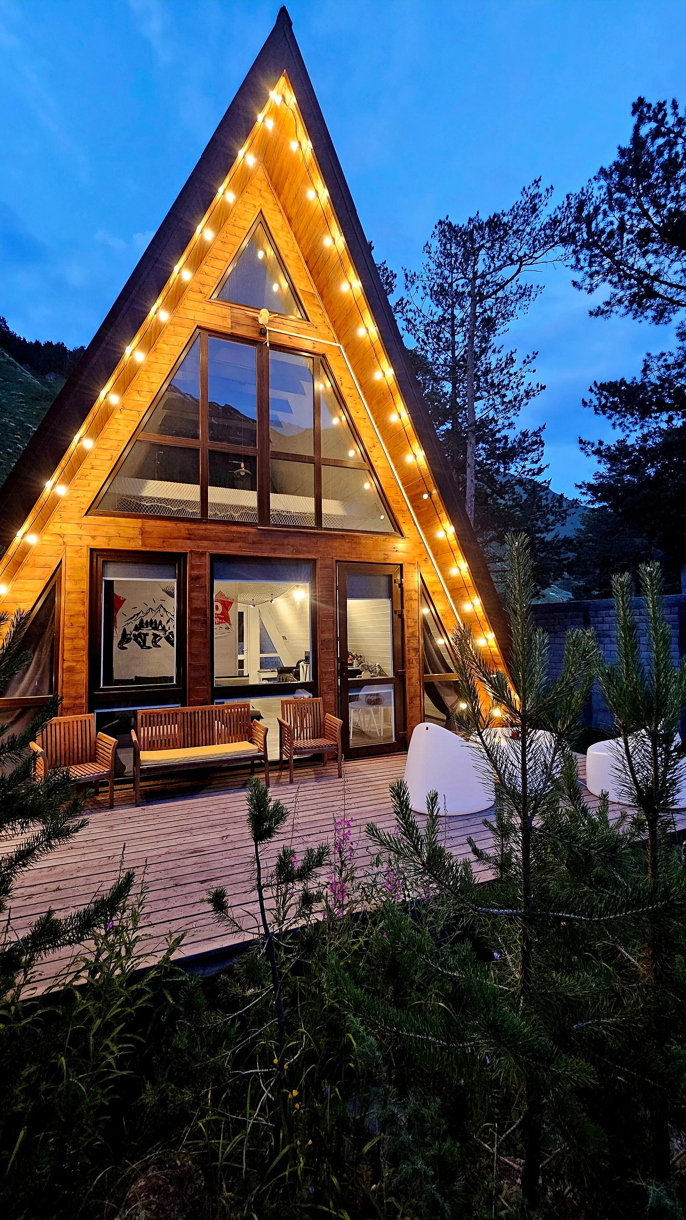 Коттедж с видом на горы