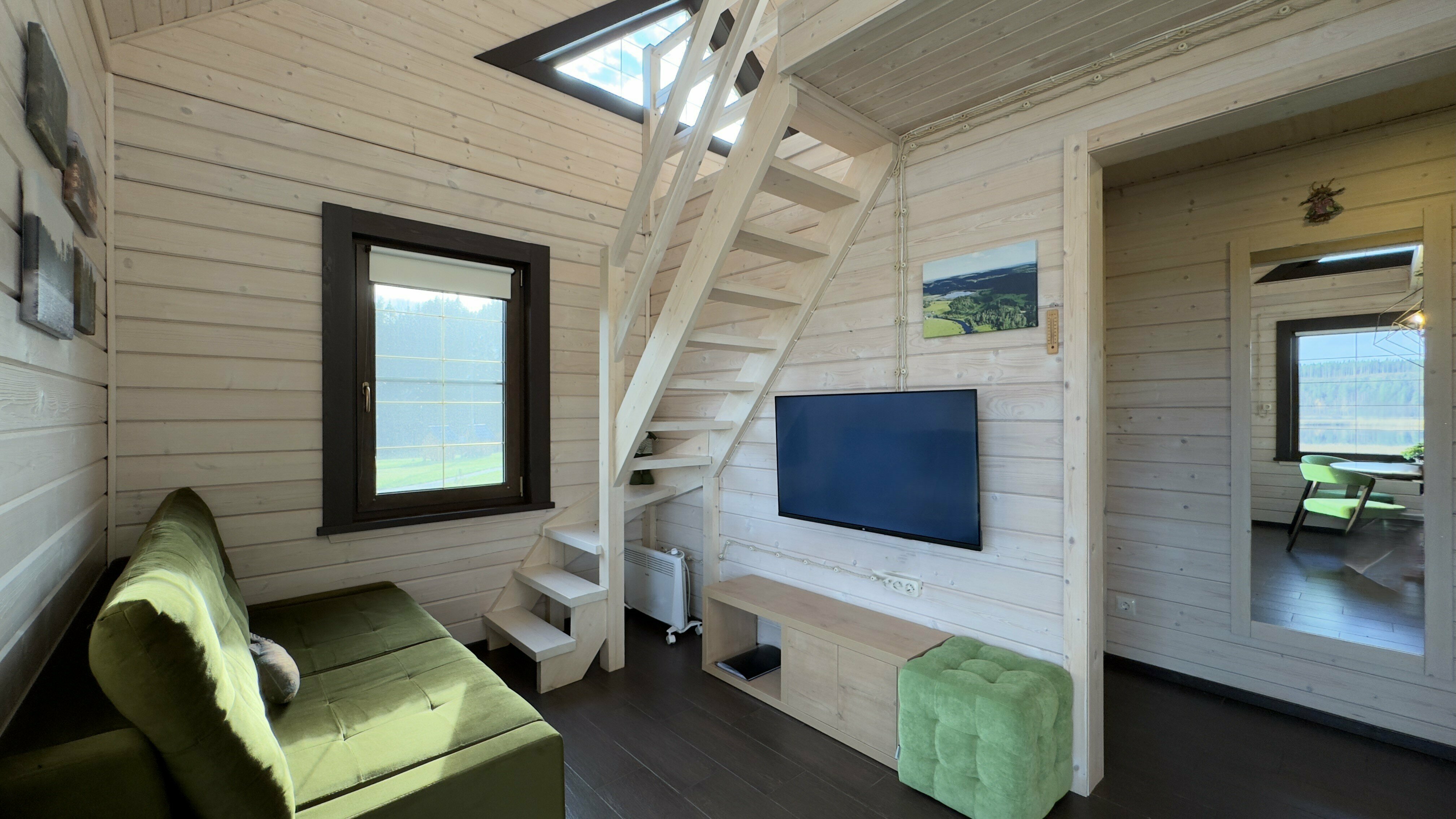 Коттедж с собственной сауной и видом на озеро