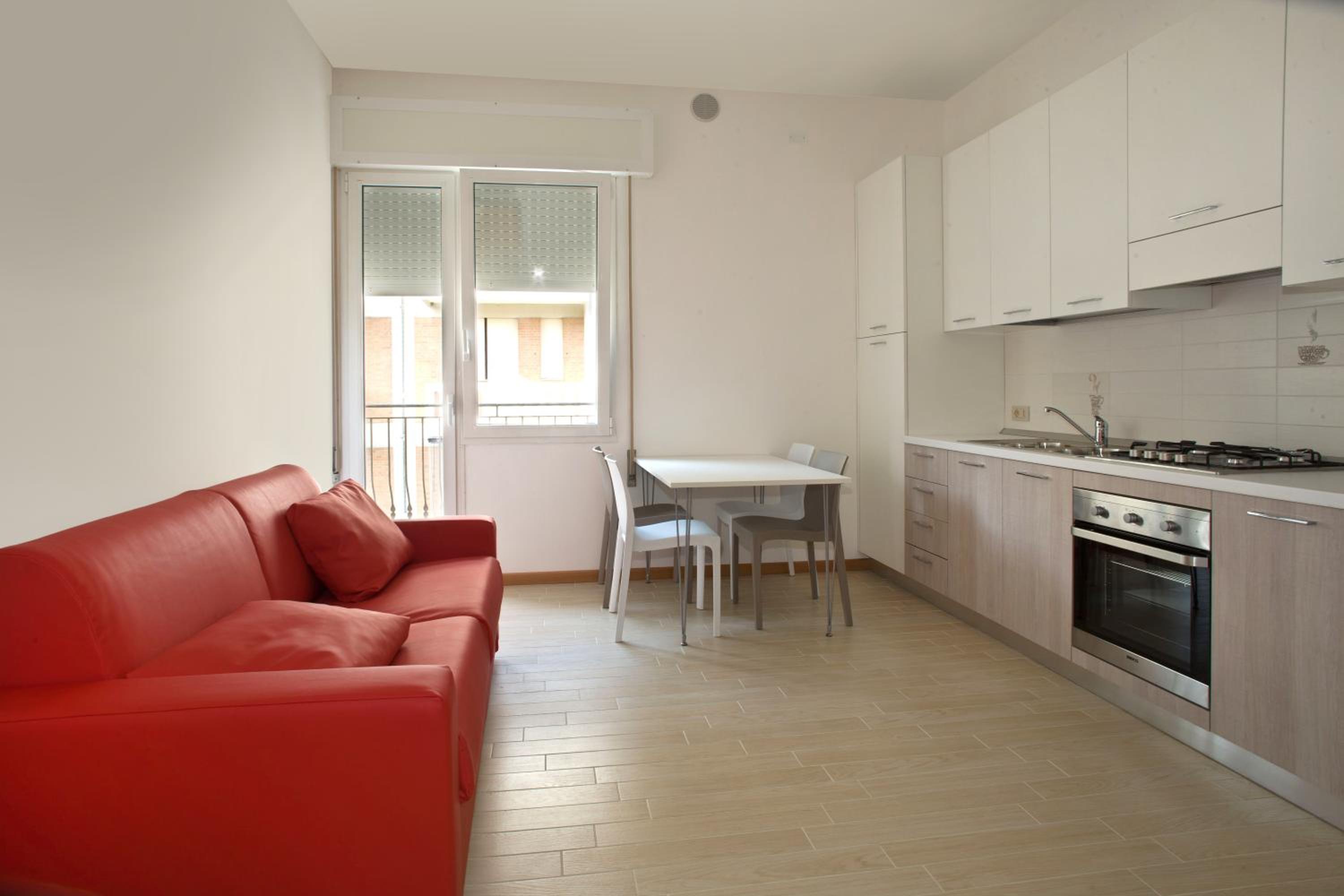 One-Bedroom Apartment - Red