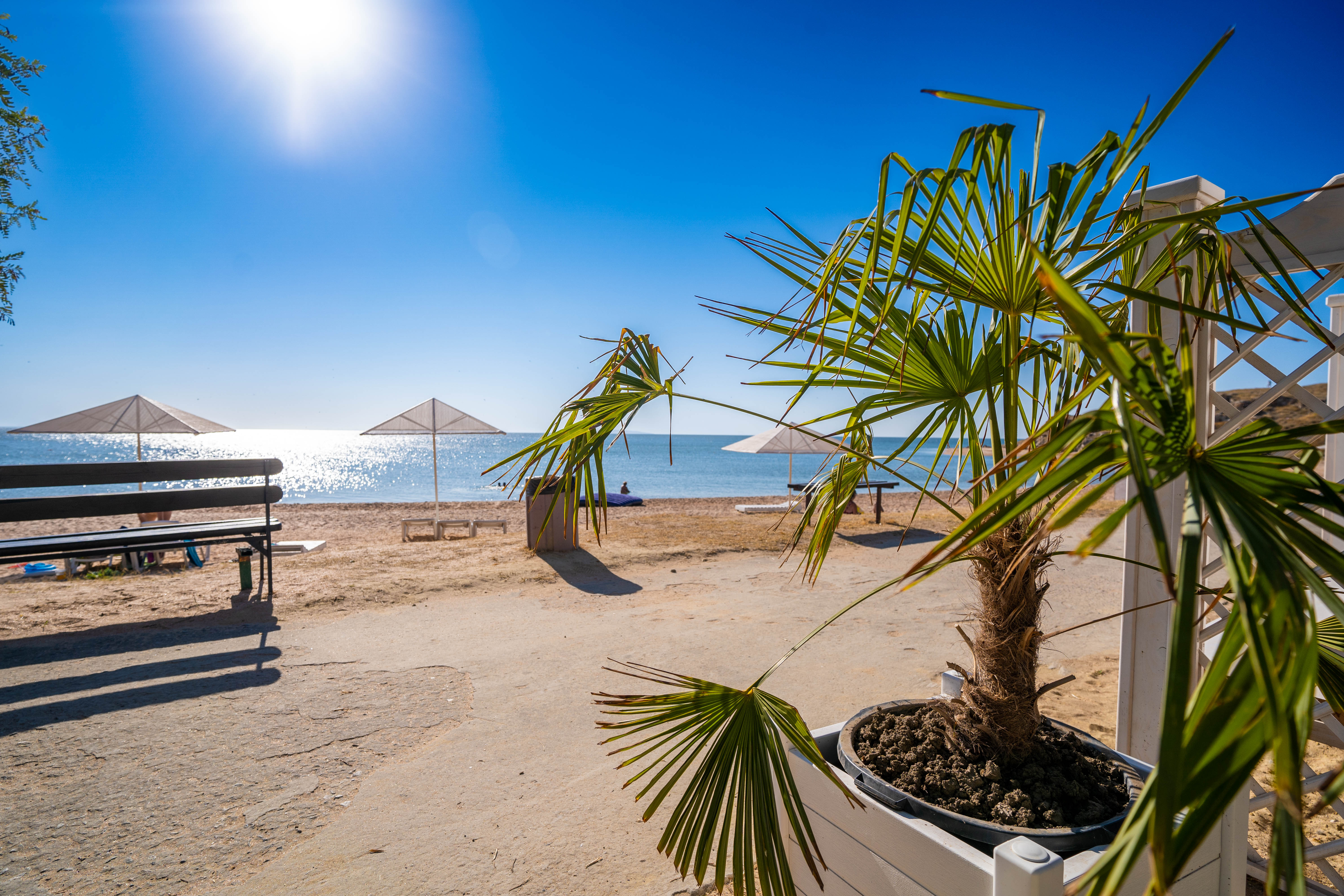 Трехместный номер с видом на море