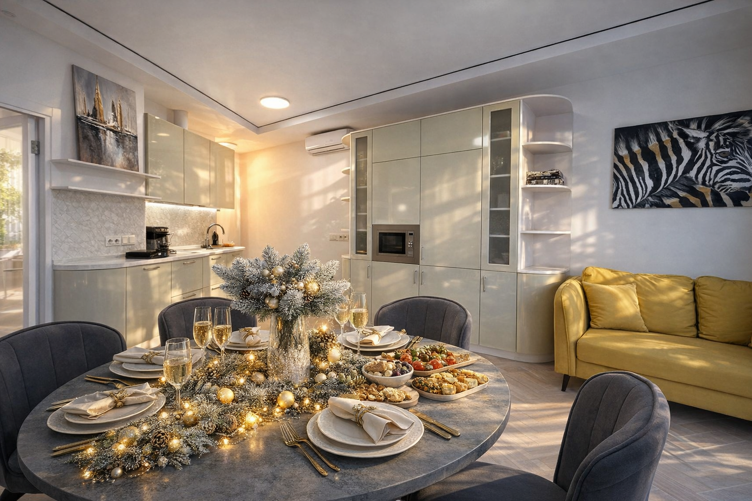 Апартаменты с отдельной спальней LS-LUX-FLY BIRDS