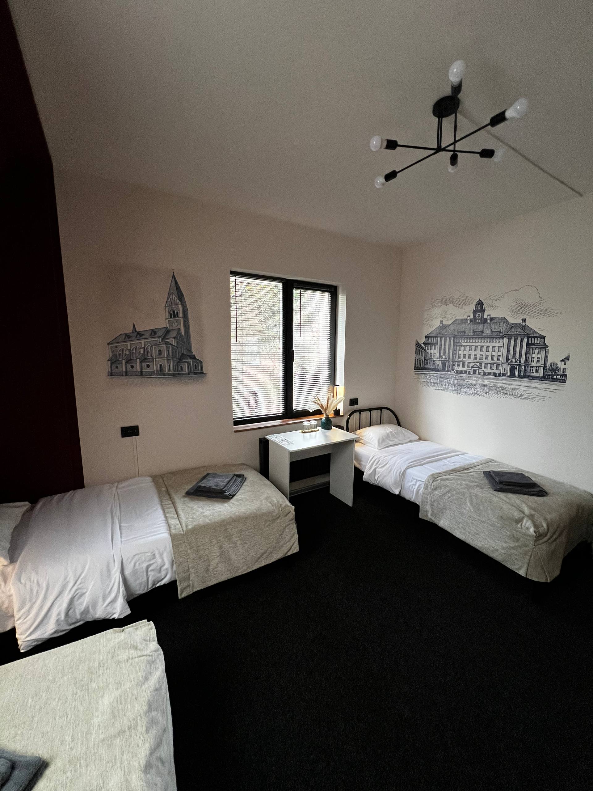 Односпальная кровать в общем номере для женщин