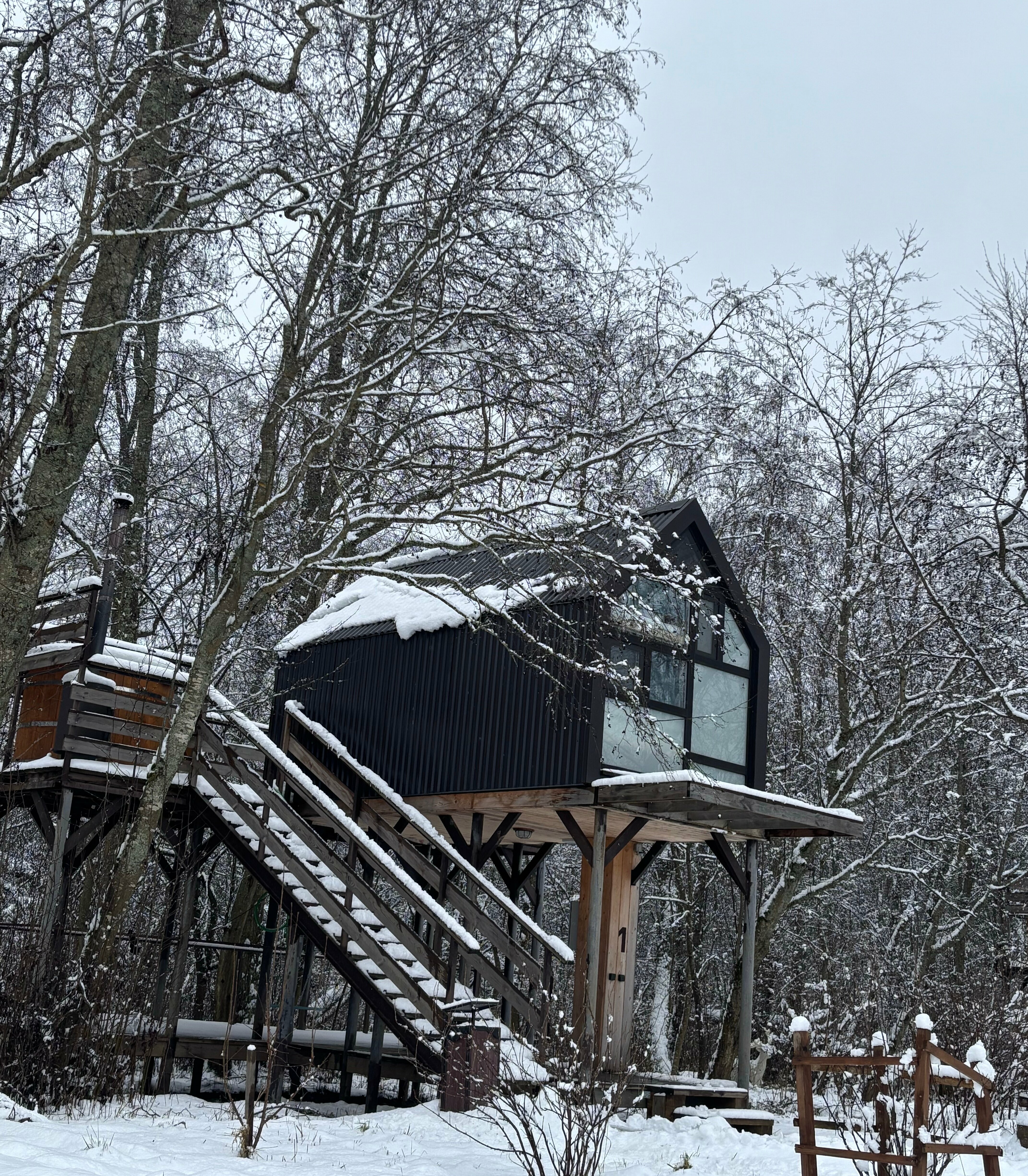 Дом на дереве "Цветы Сакуры"