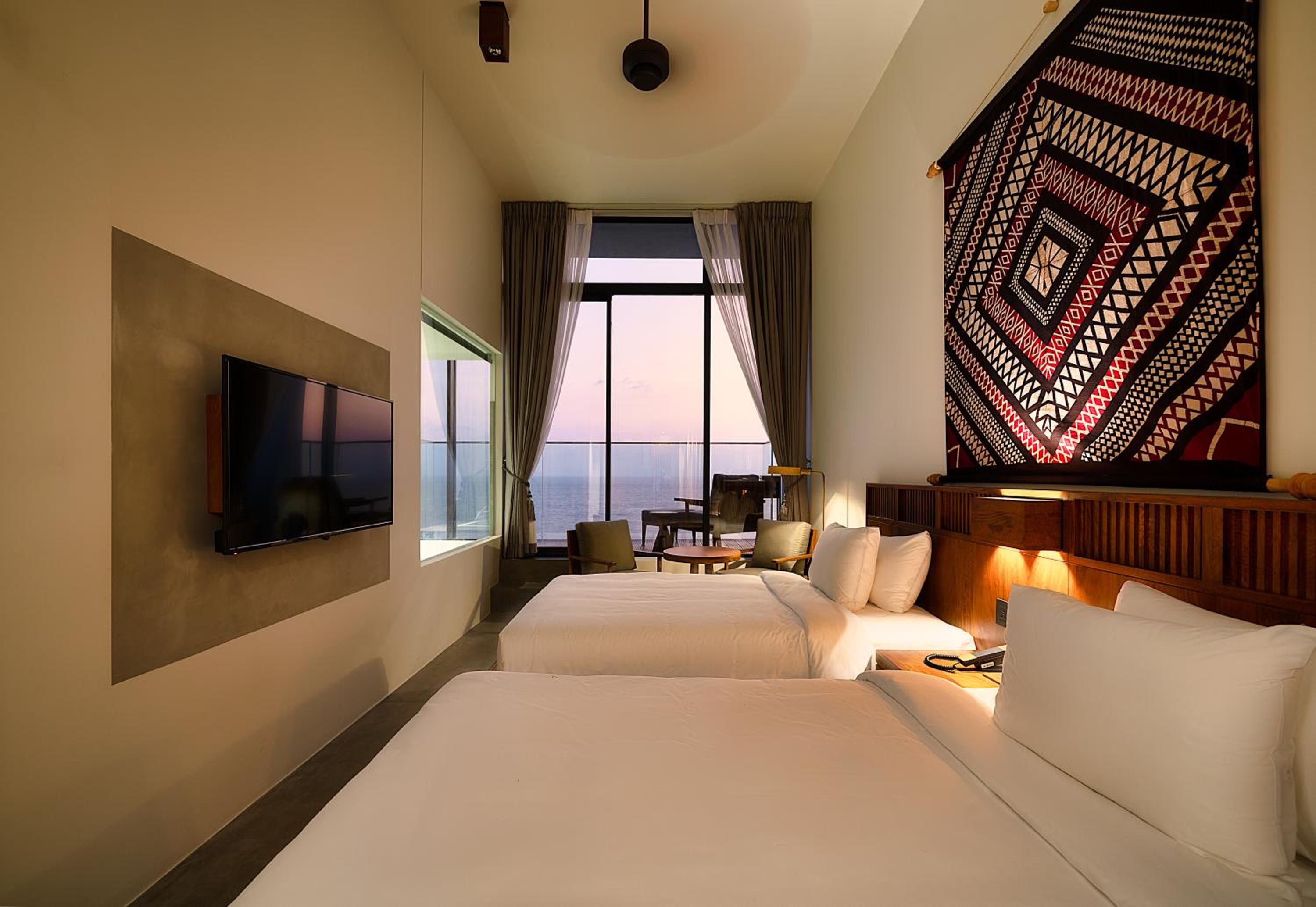 Deluxe Twin Room with Sea View and Terrace