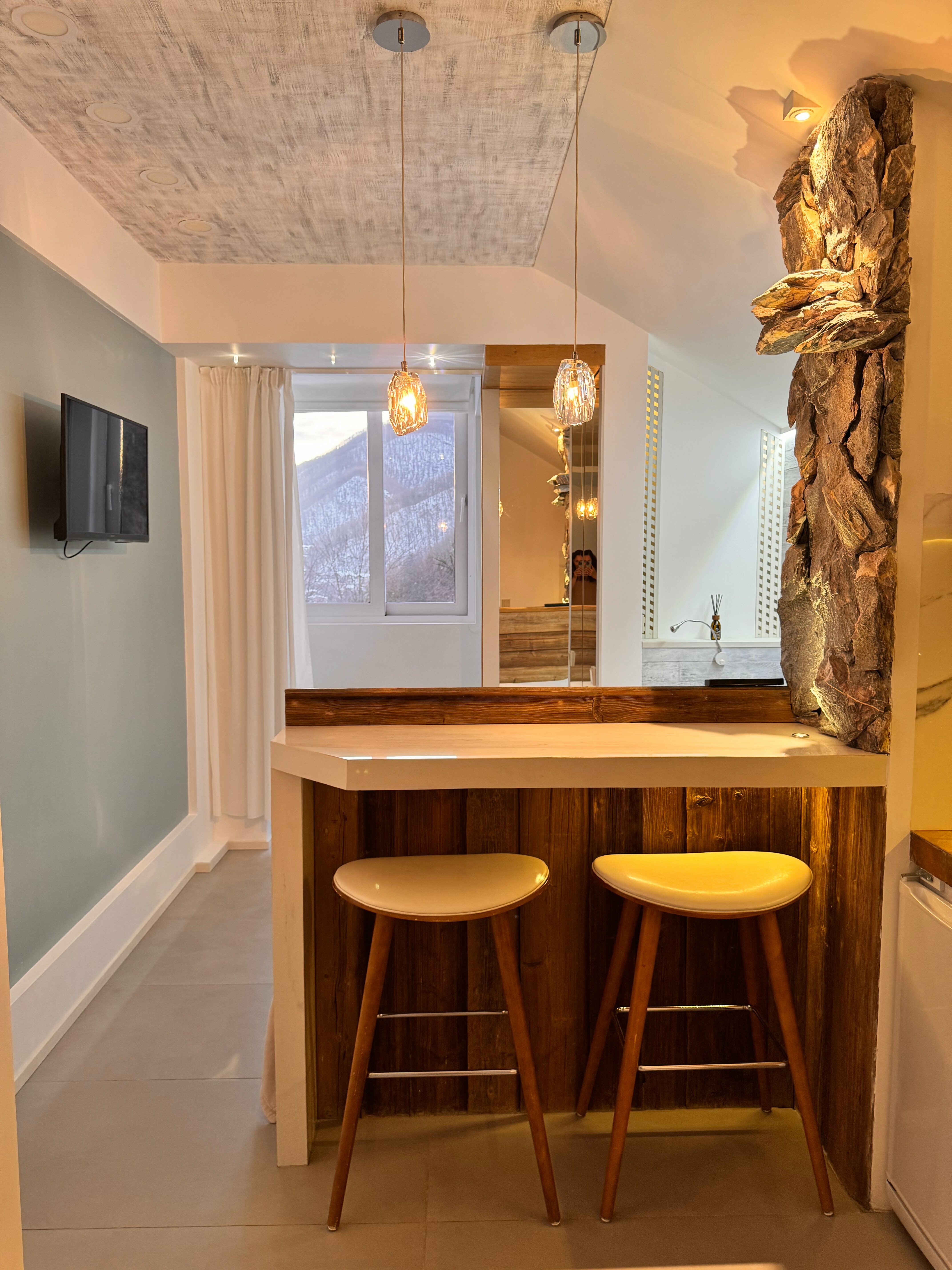 Двухместный номер-студия Делюкс с 1 кроватью