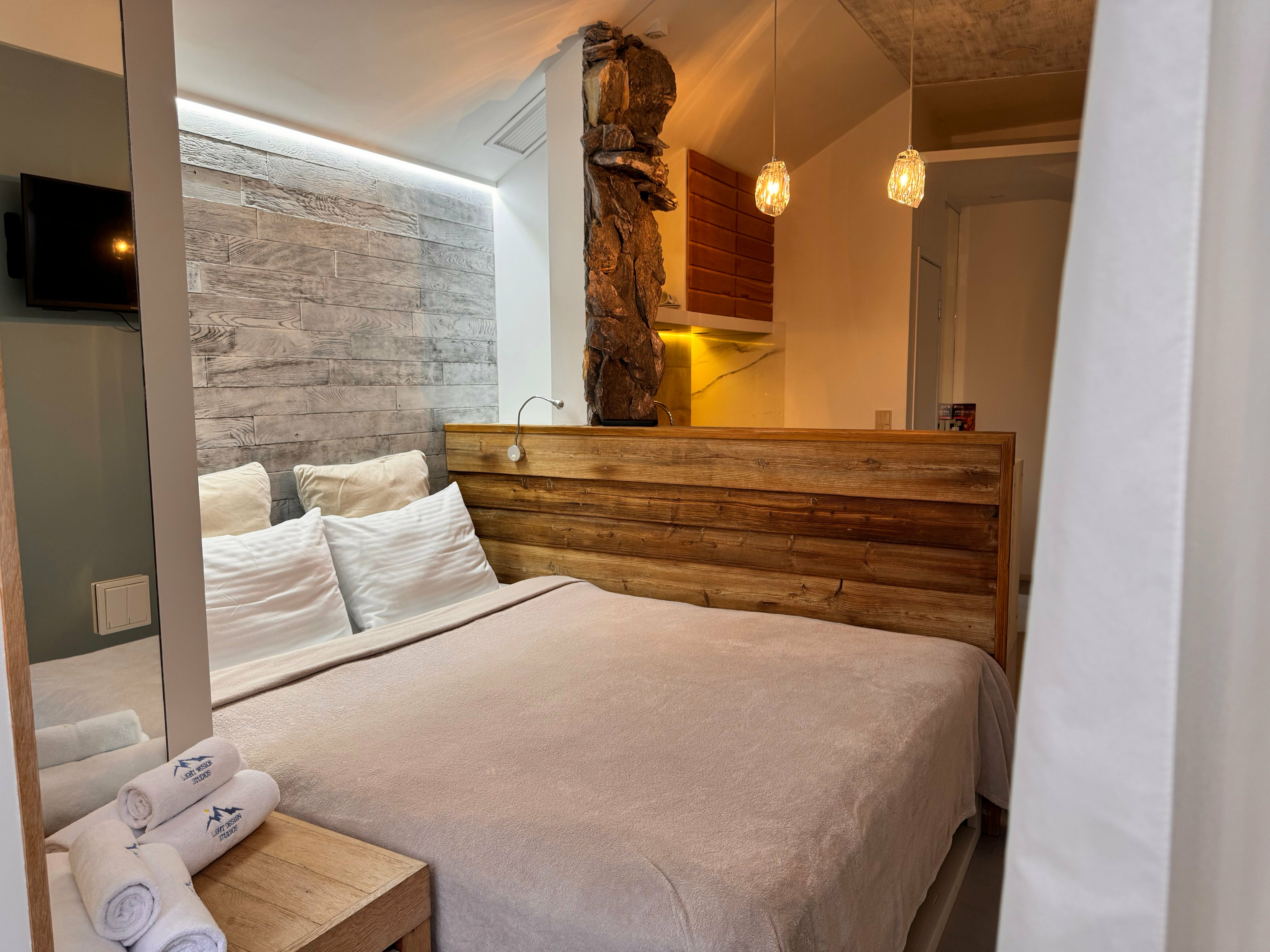 Двухместный номер-студия Делюкс с 1 кроватью