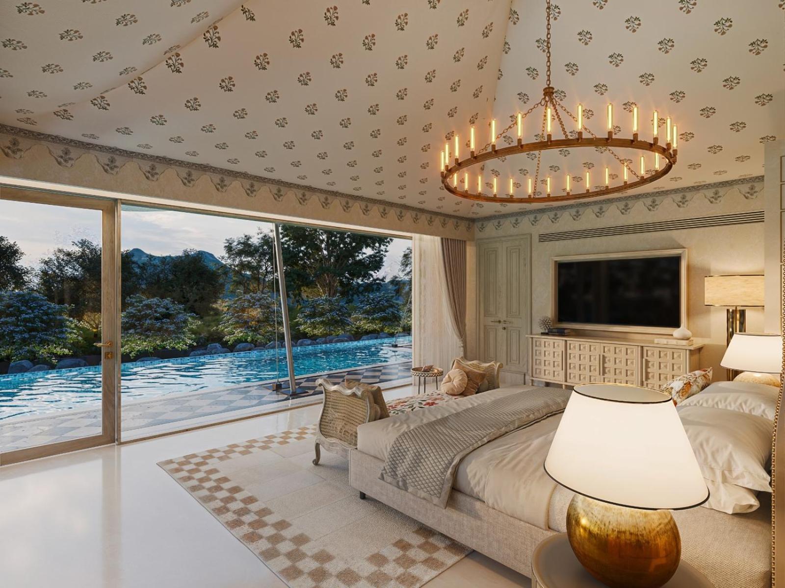 Luxury Tent Pool Villa Aravali View 