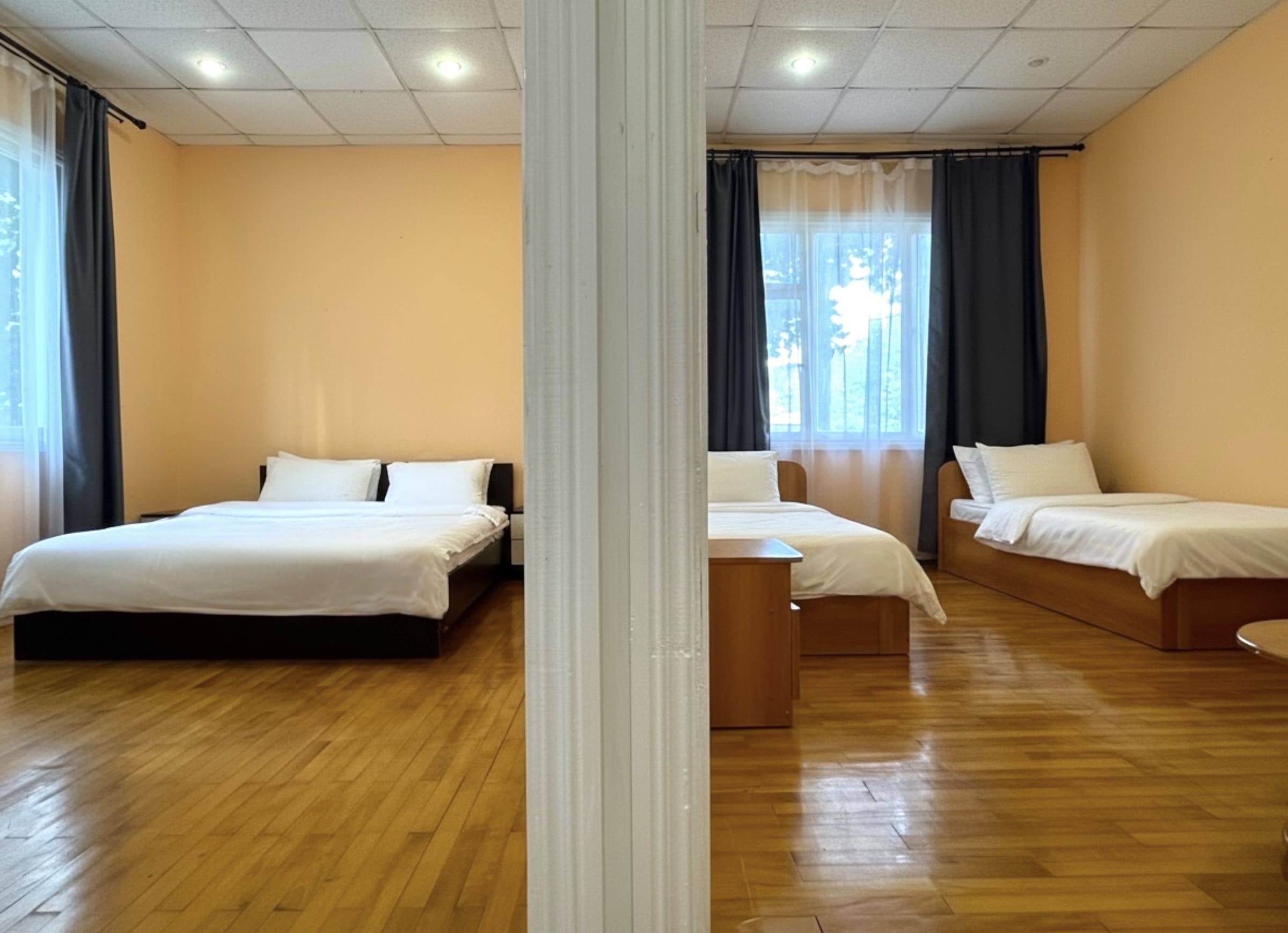 Апартаменты 3-х комнатные с кухней