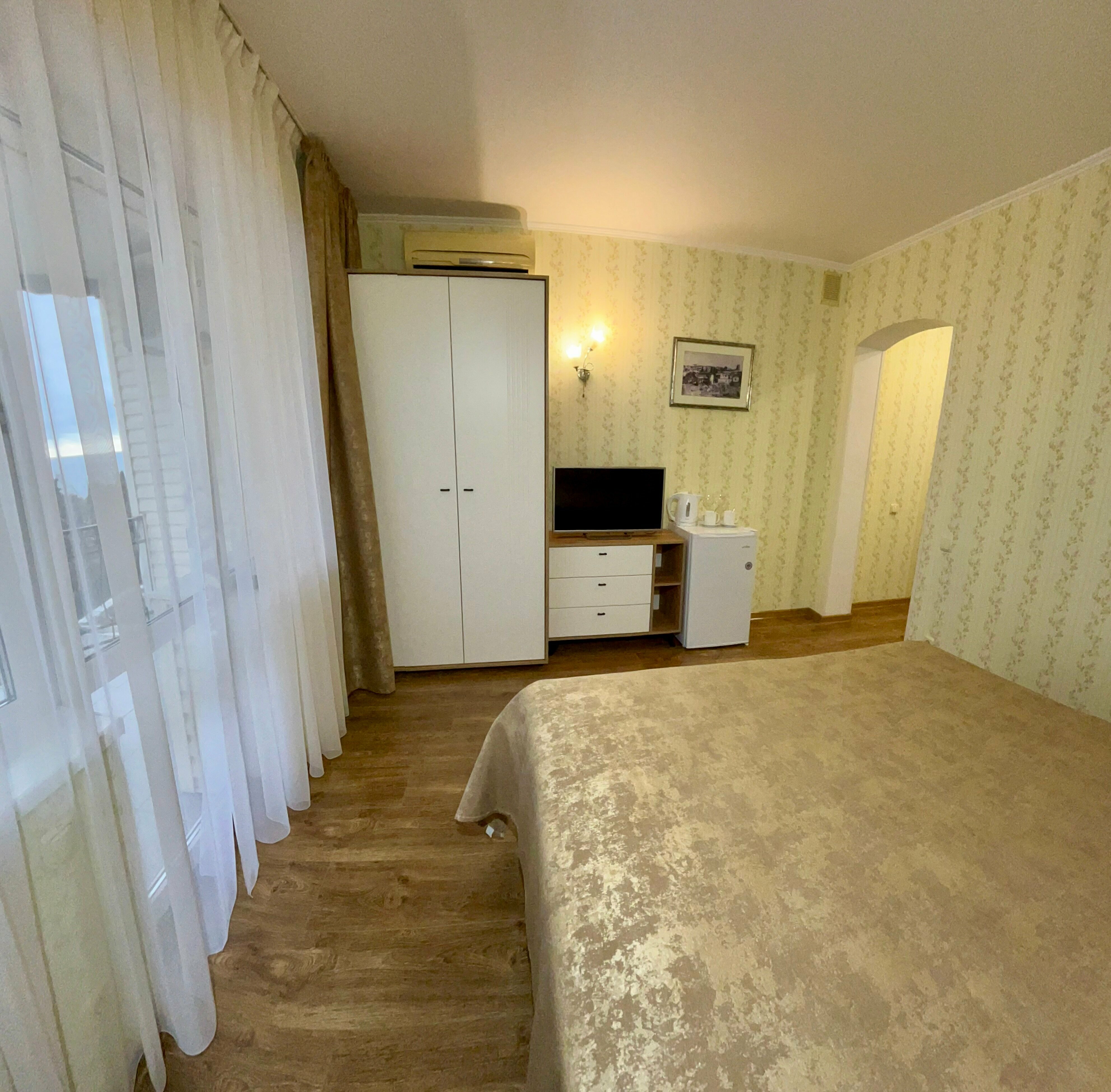 Двухместный номер с 1 кроватью или 2 отдельными кроватями и балконом