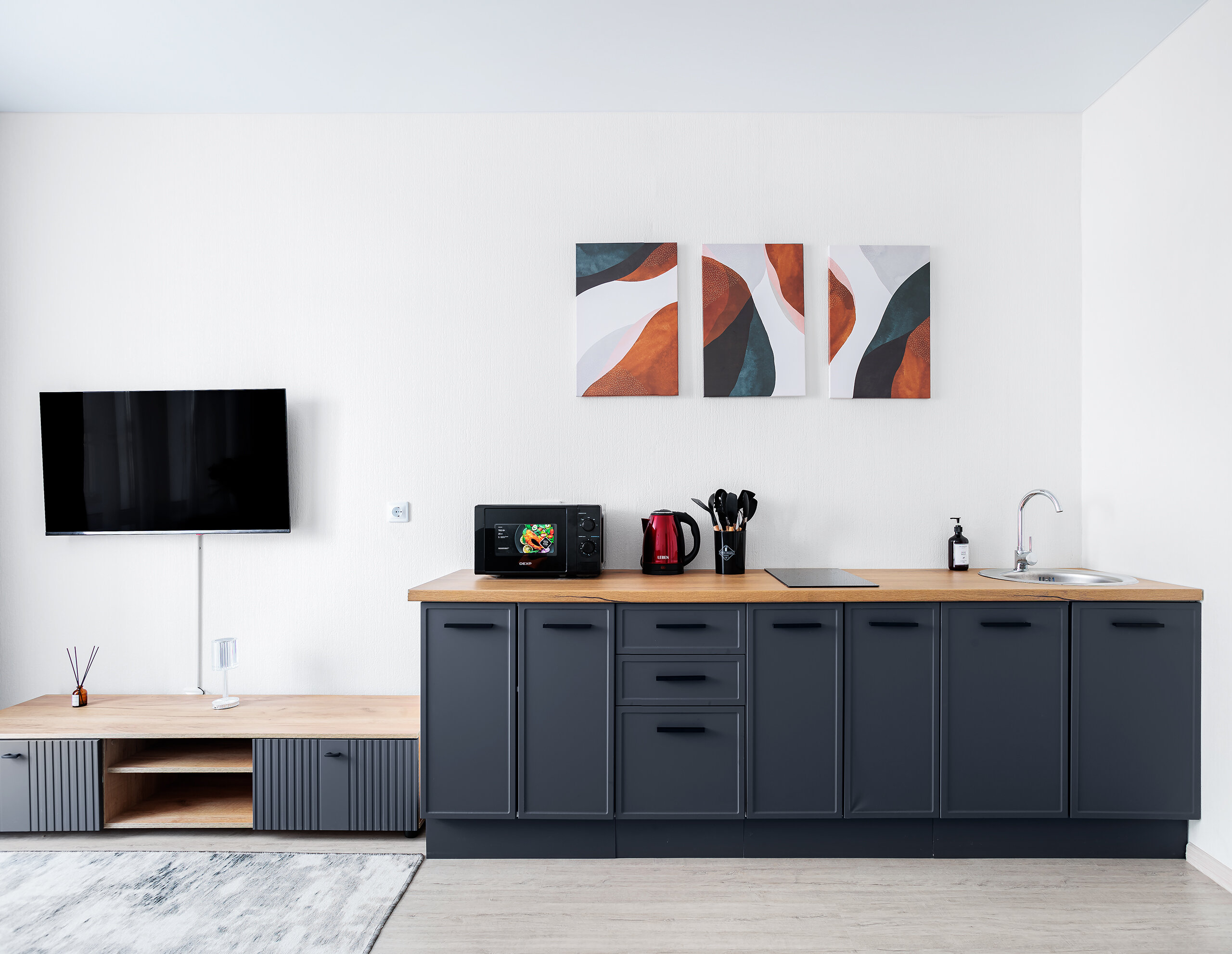 Апартаменты с 1 спальней