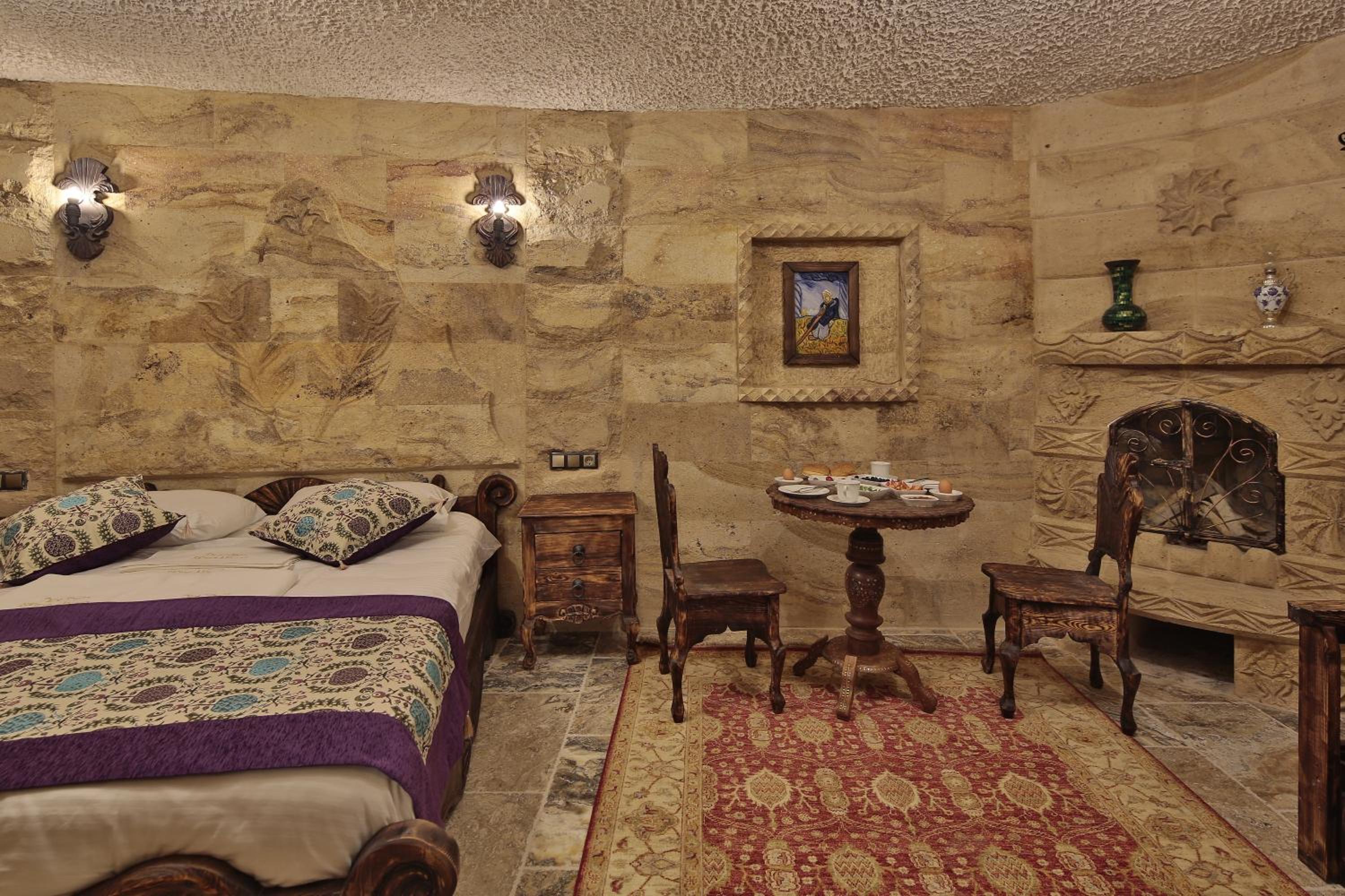 Suite with Fireplace