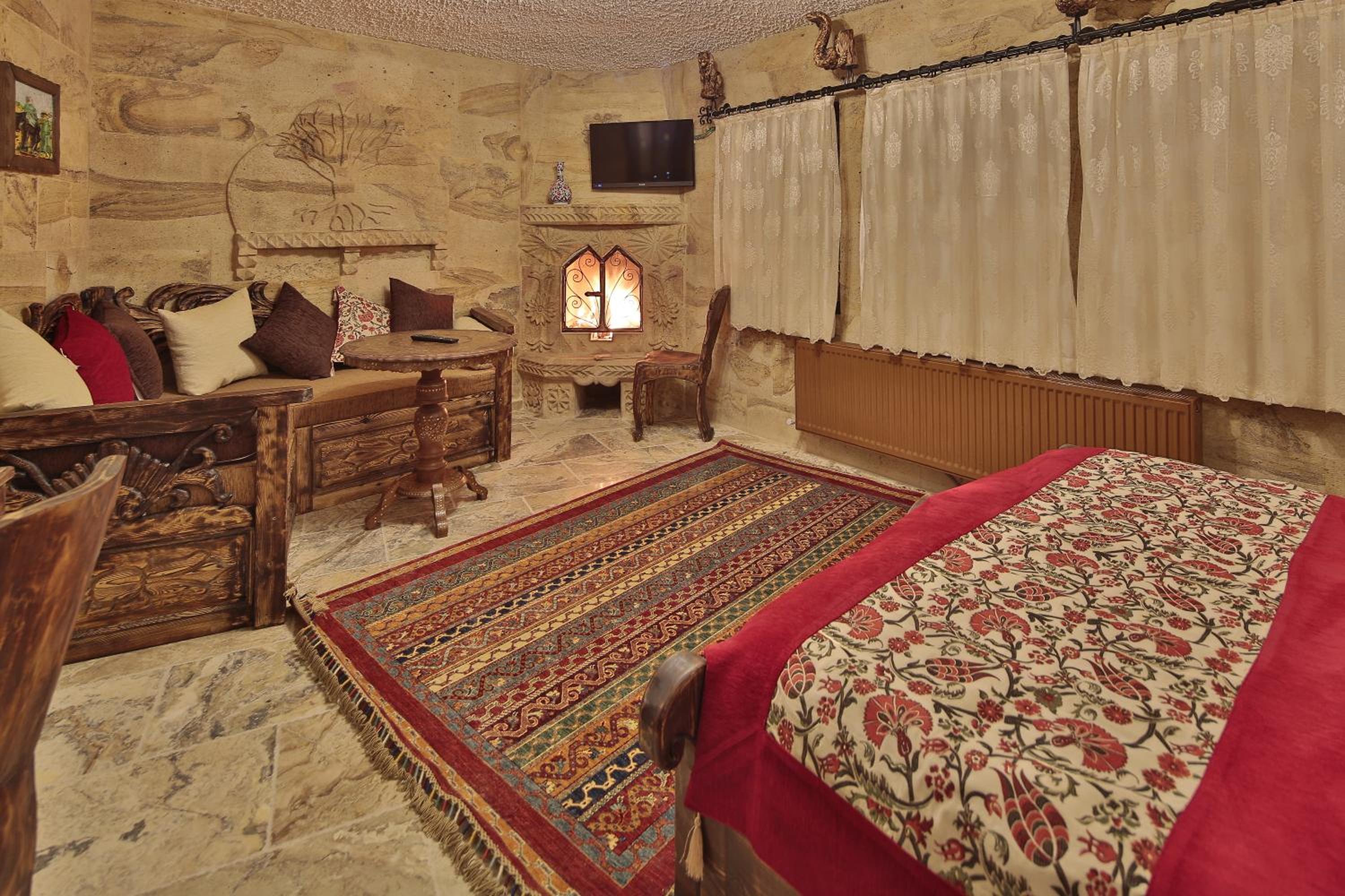 Suite with Fireplace