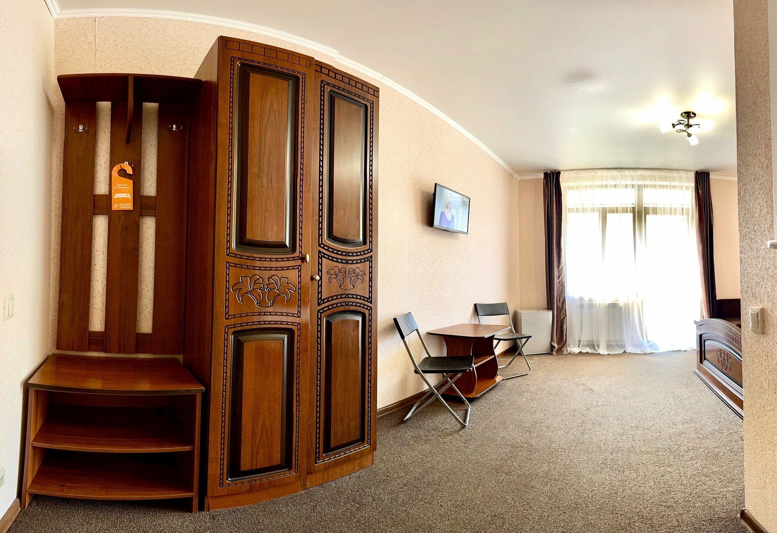 Двухместный номер с 1 кроватью и балконом