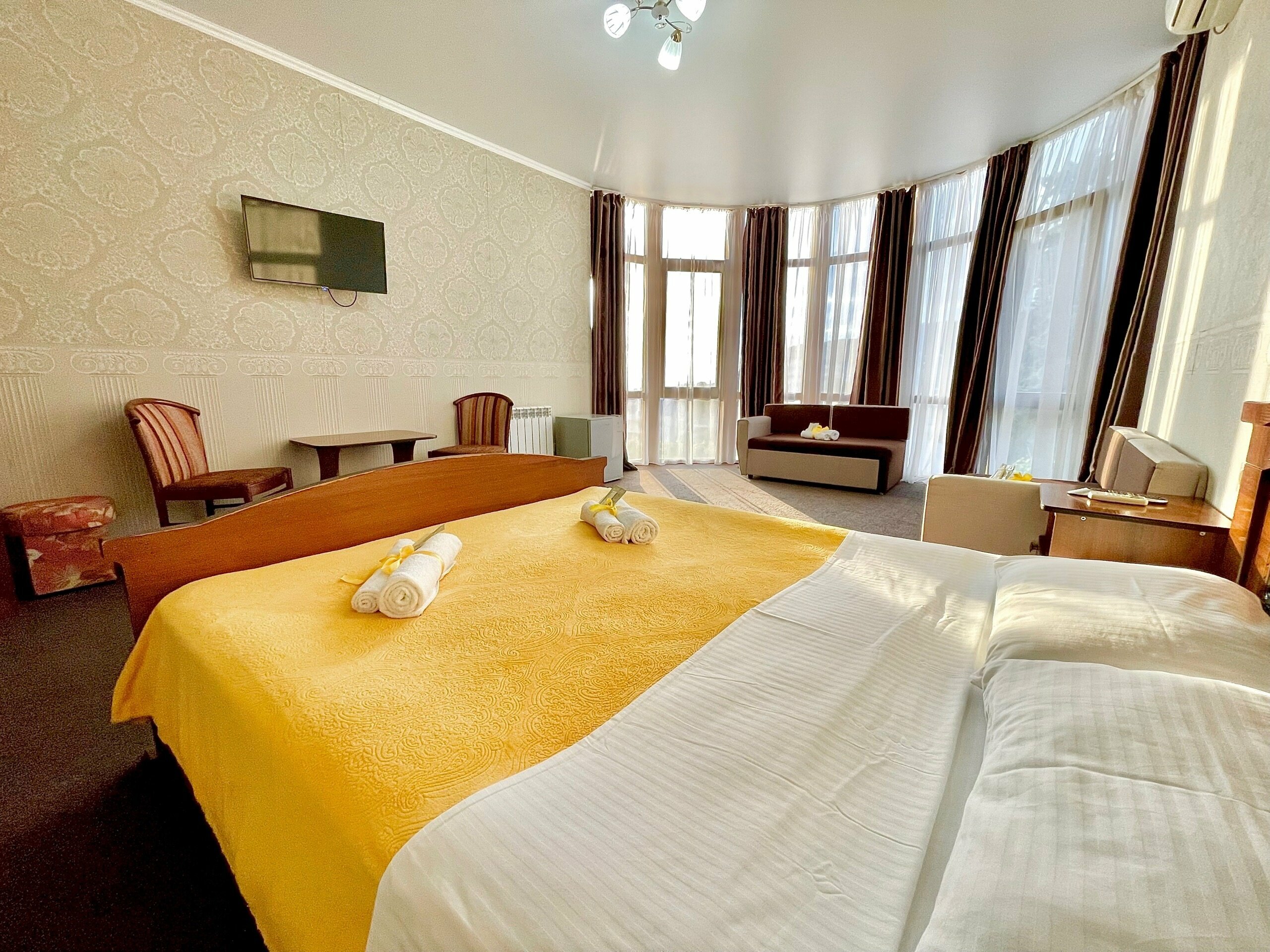 Четырехместный номер с видом на море