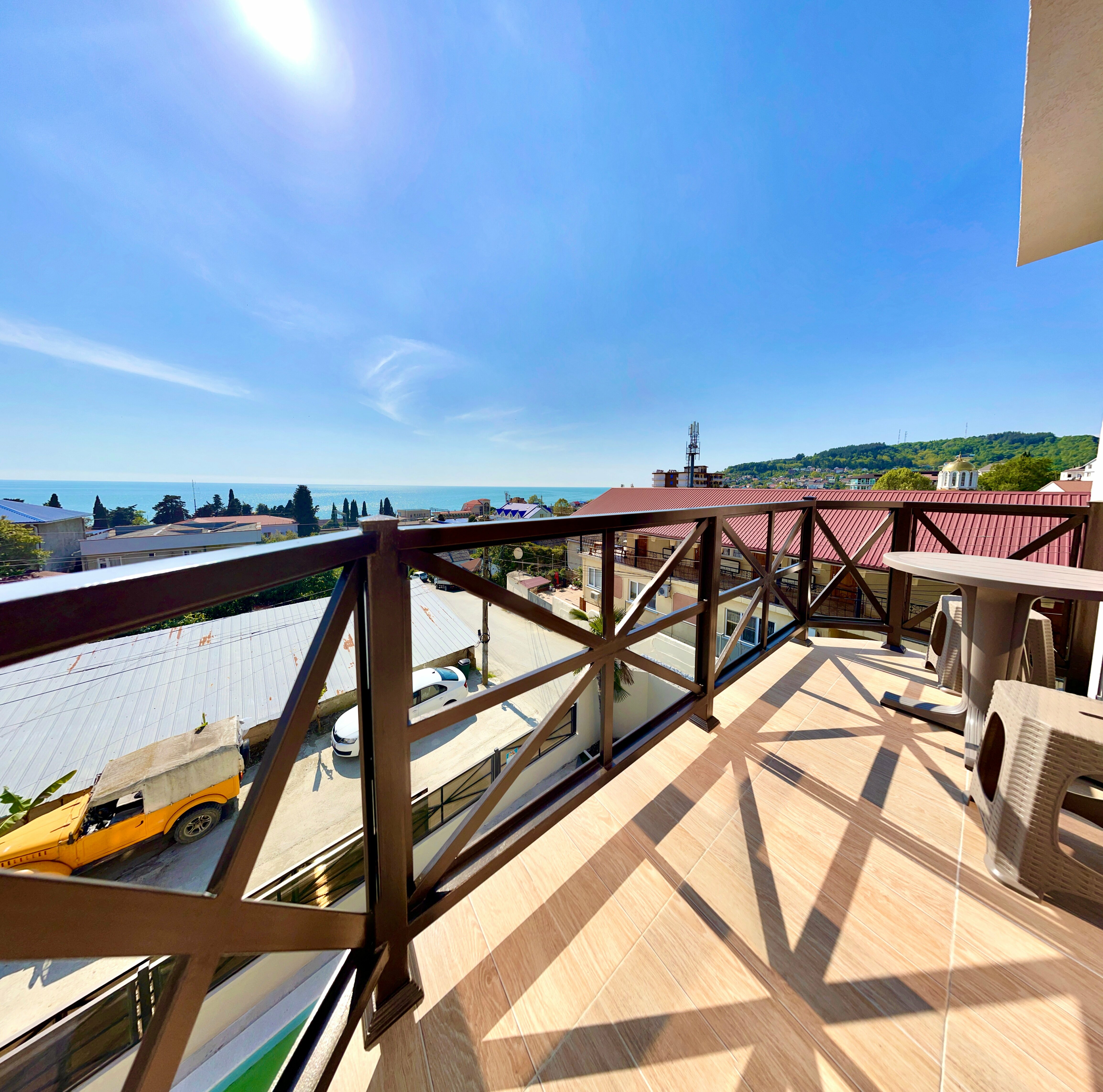 Трехместный номер Делюкс с видом на море