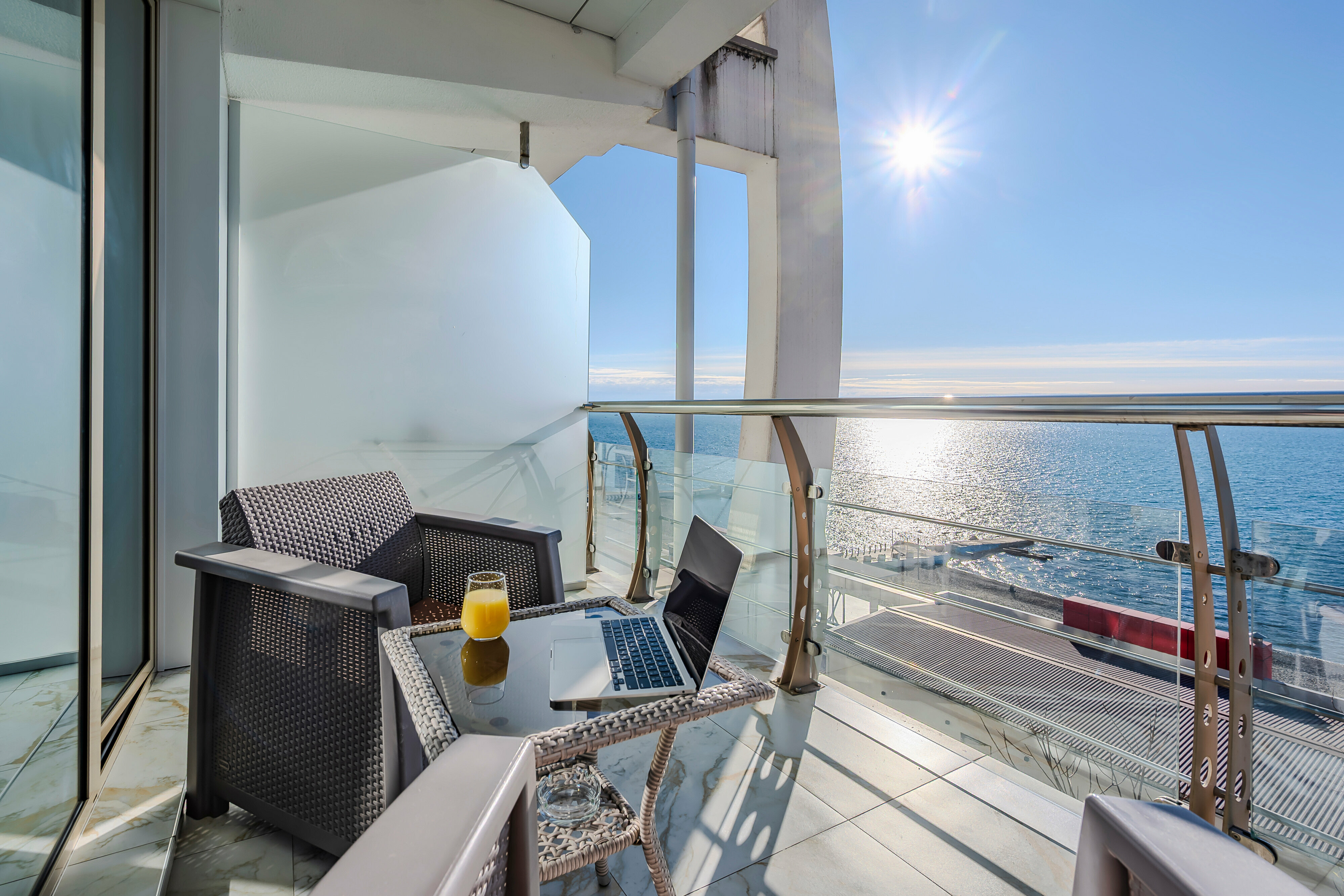 Апартаменты Luxe с панорамным видом на море