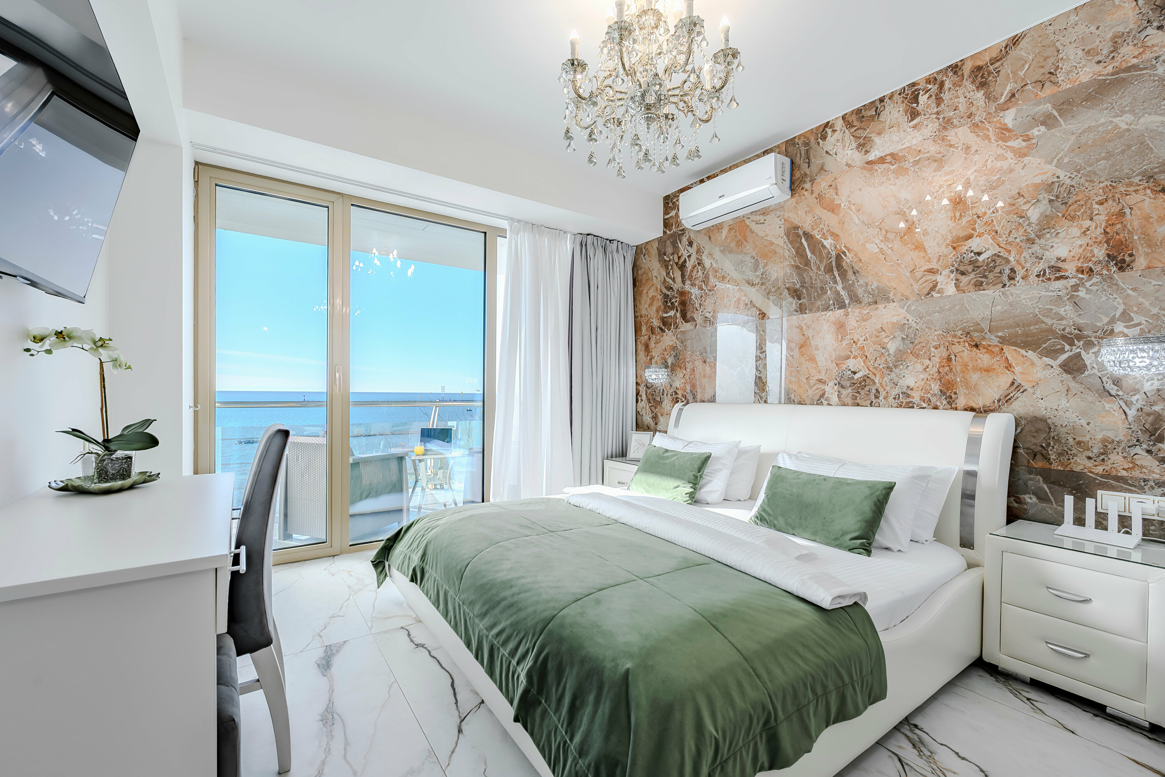 Апартаменты Luxe с панорамным видом на море