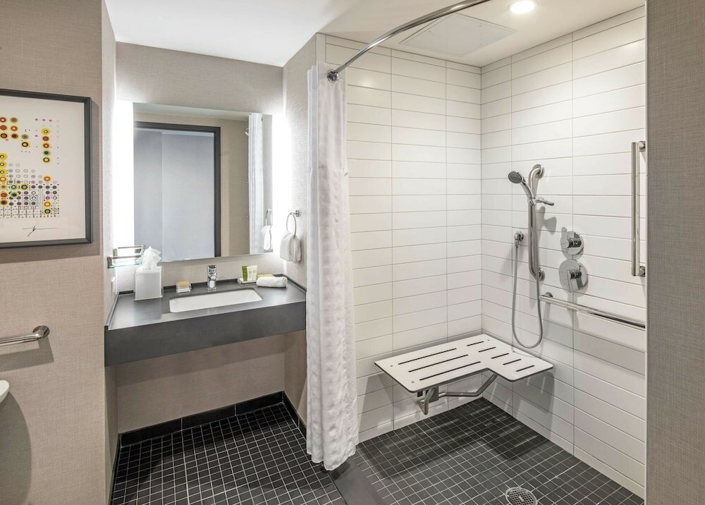 Room, 1 King Bed, Accessible (Mobility & Hearing, Roll-in Shower)