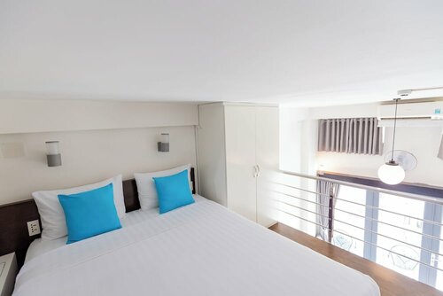 Лофт «Делюкс», балкон в The Haven - Lofts by the Park