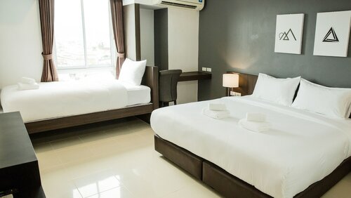 Трехместный номер «Делюкс» в B2 Hat Yai Rat Uthit Boutique & Budget Hotel