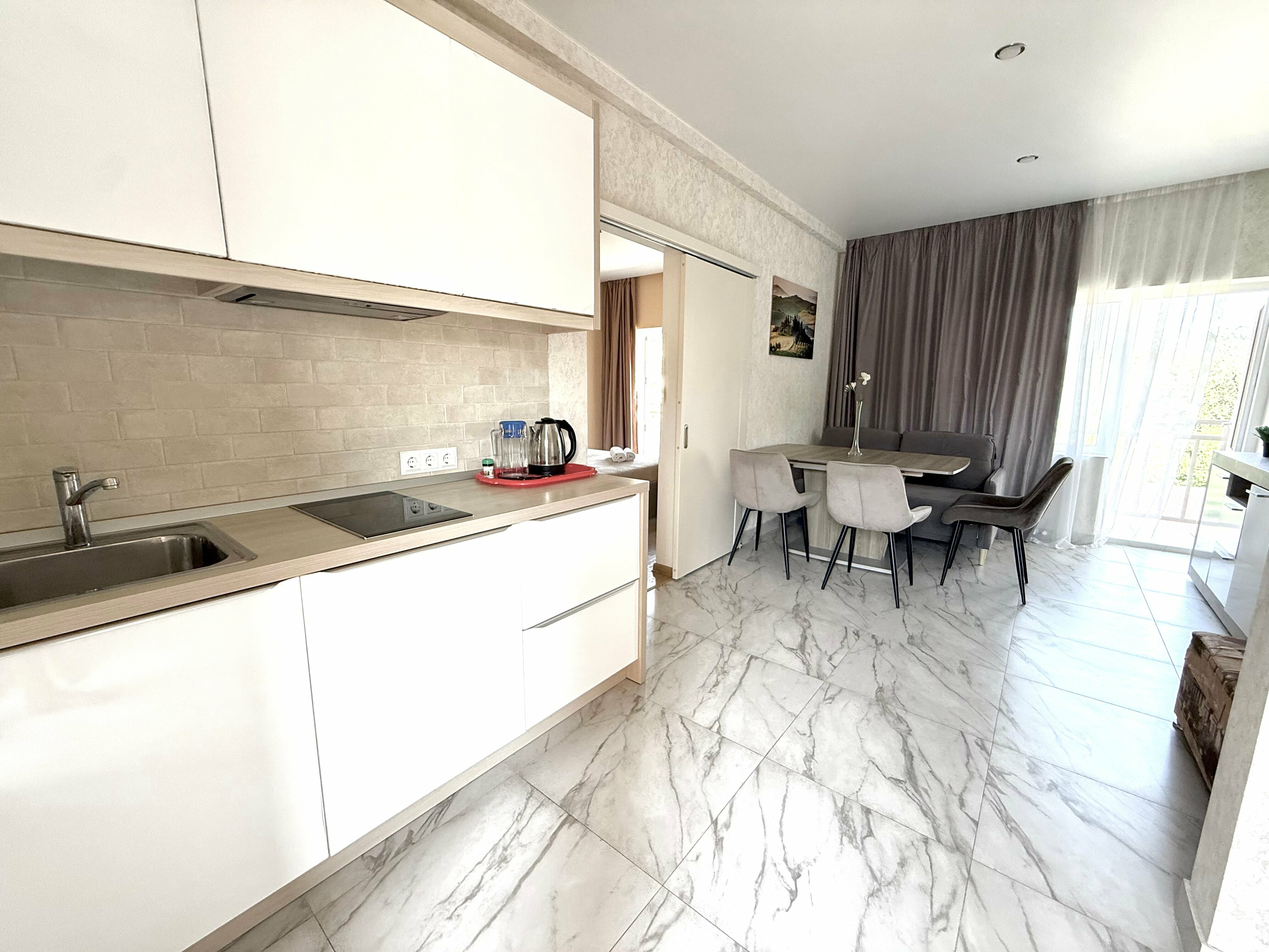 Апартаменты с 1 спальней