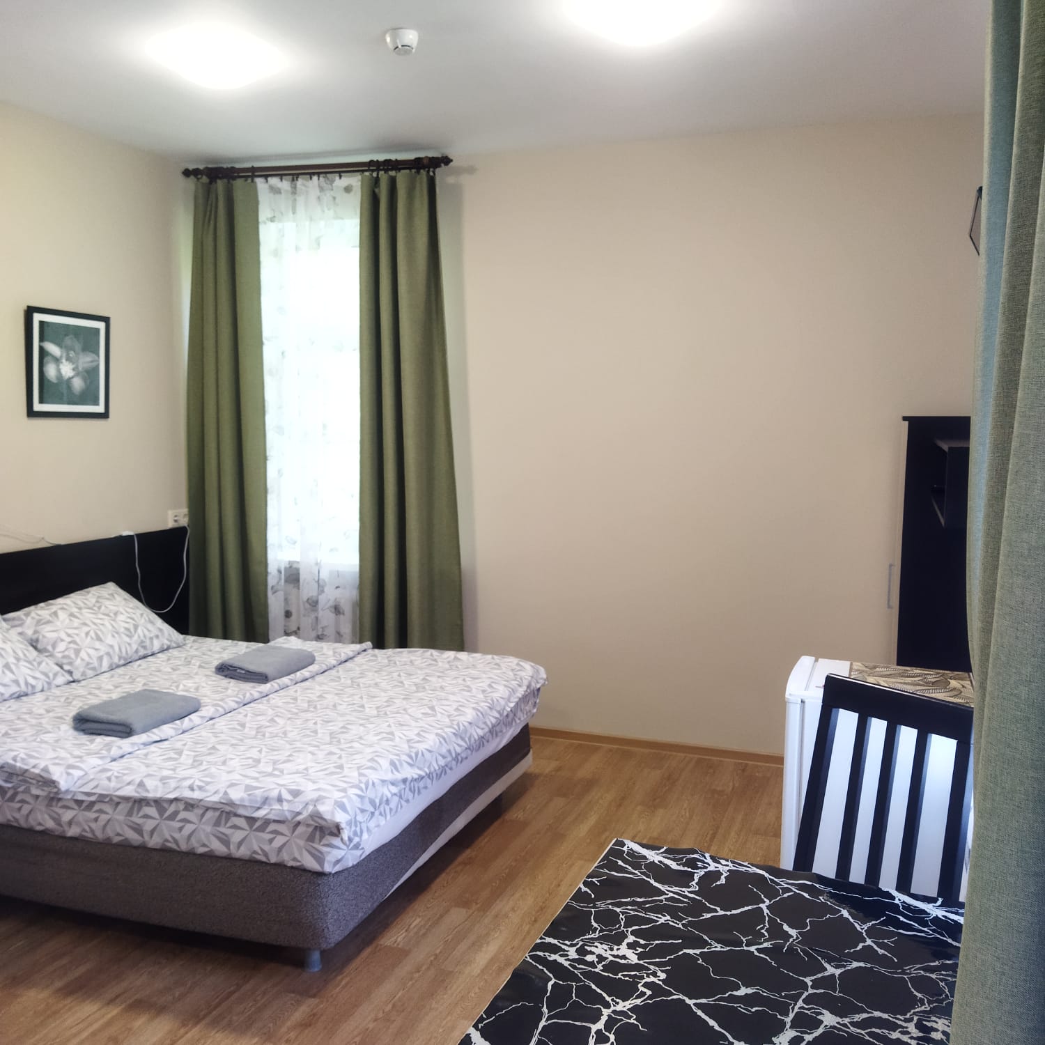 Стандартный номер с одной двуспальной кроватью