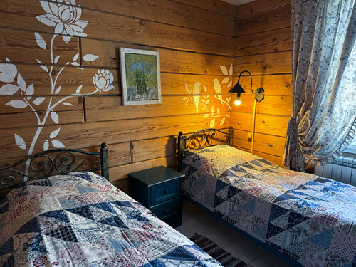 Двухместный с 1 кроватью или 2 отдельными кроватями и душем в Яковка