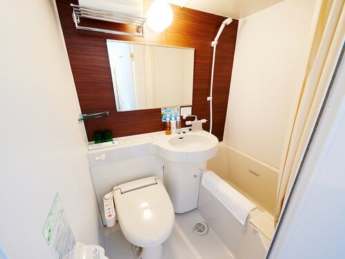 Двухместный номер с 1 двуспальной кроватью, для некурящих (Upper Floor Japanese Western) в Super Hotel Akihabara-Suehirocho