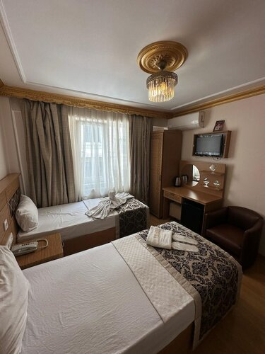 Номер с 2 односпальными кроватями в Delbab Hotel