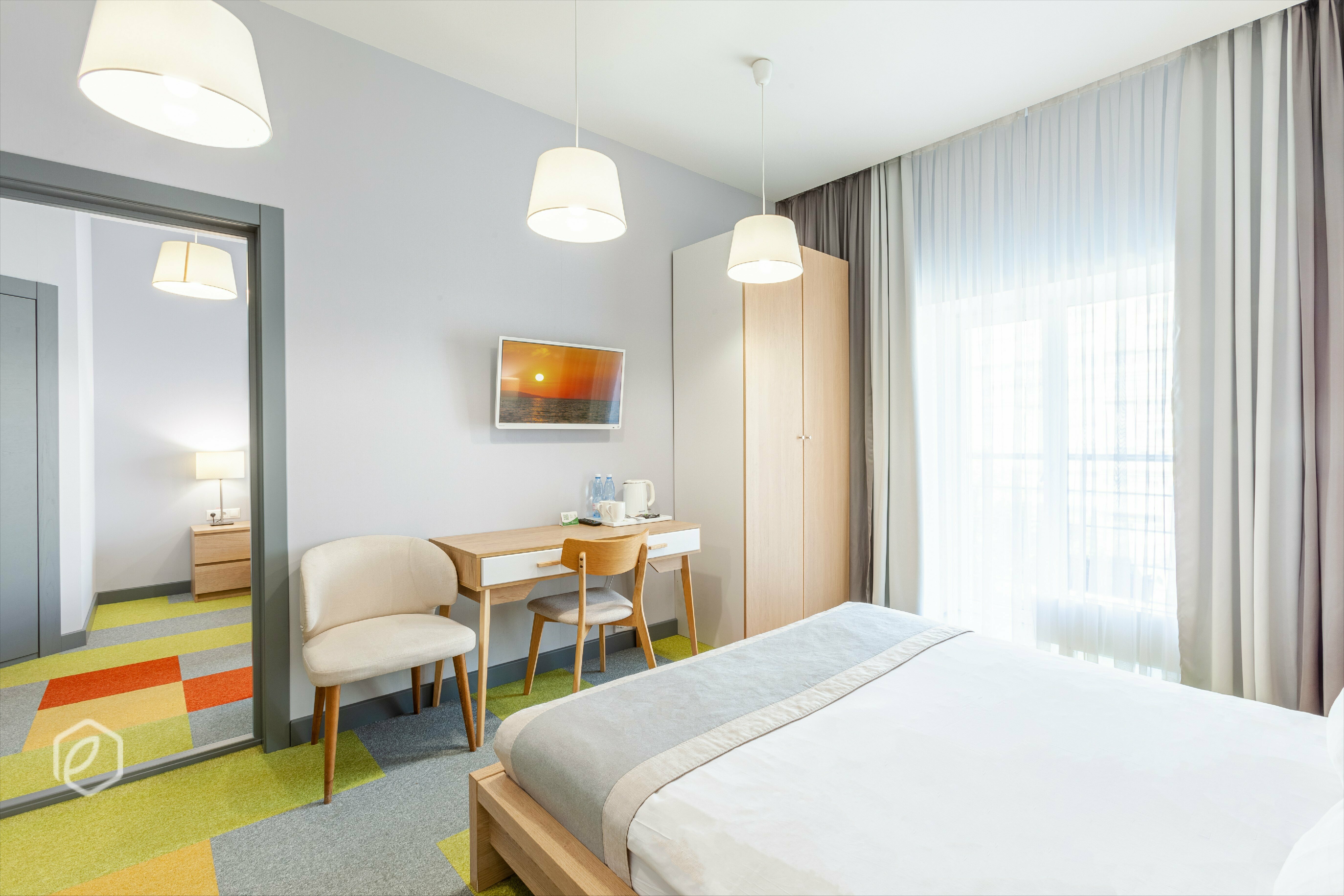 Семейный двухкомнатный 2 кровати