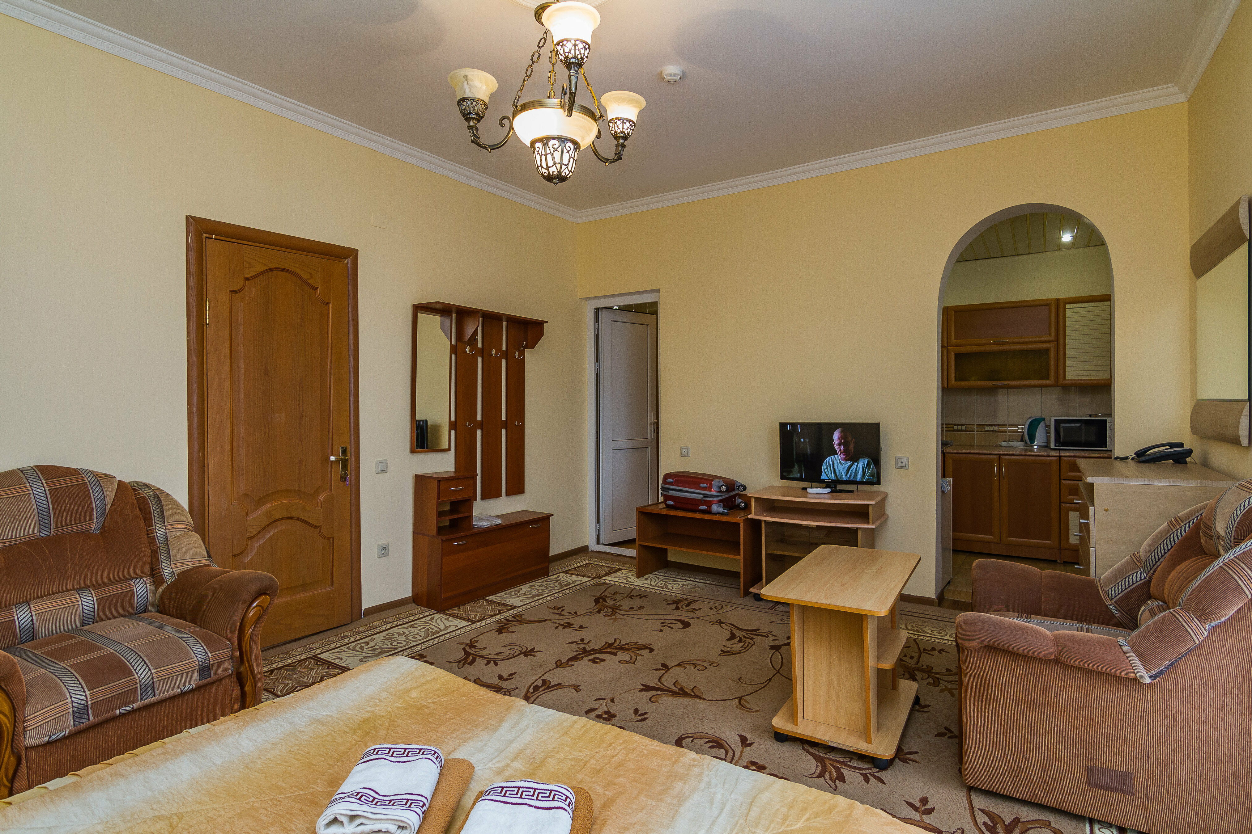 Двухместный номер с 1 кроватью и балконом, вид на море