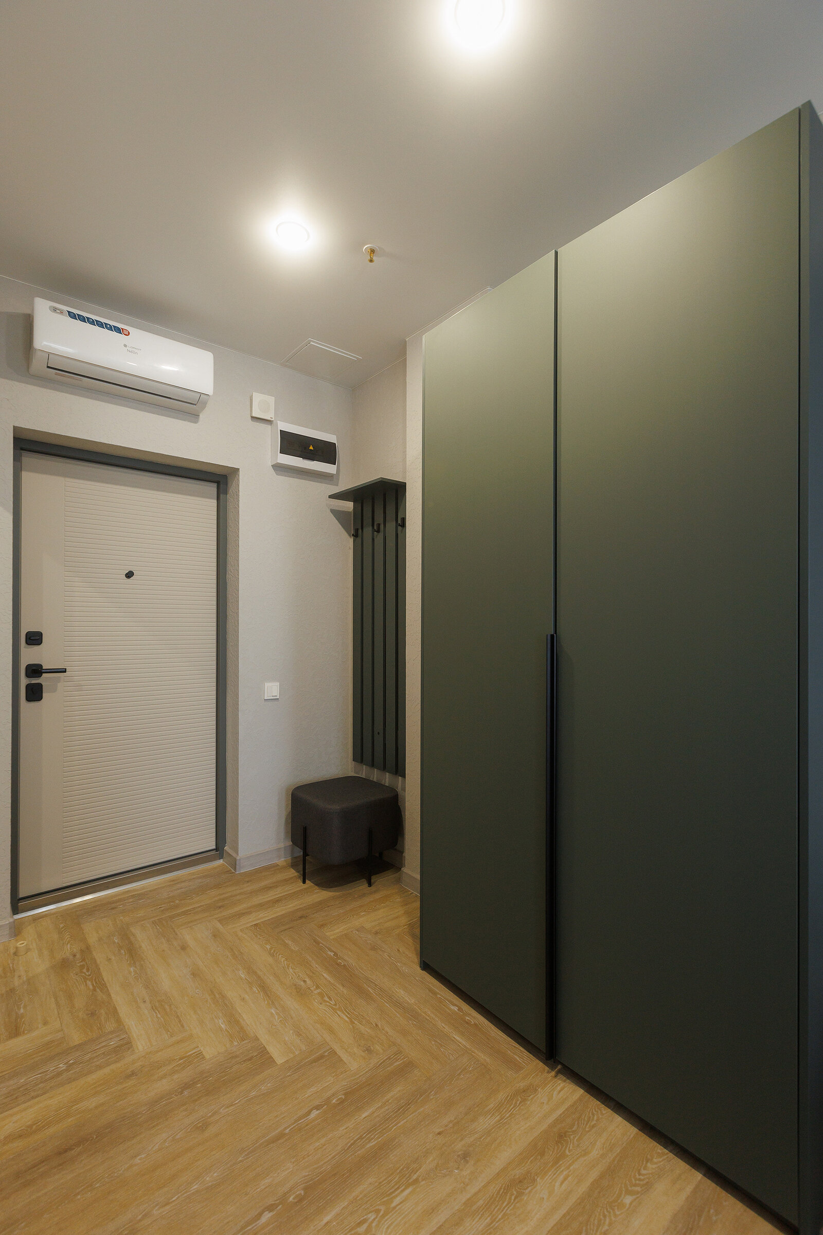 Апартаменты с видом на реку (тёмный интерьер)