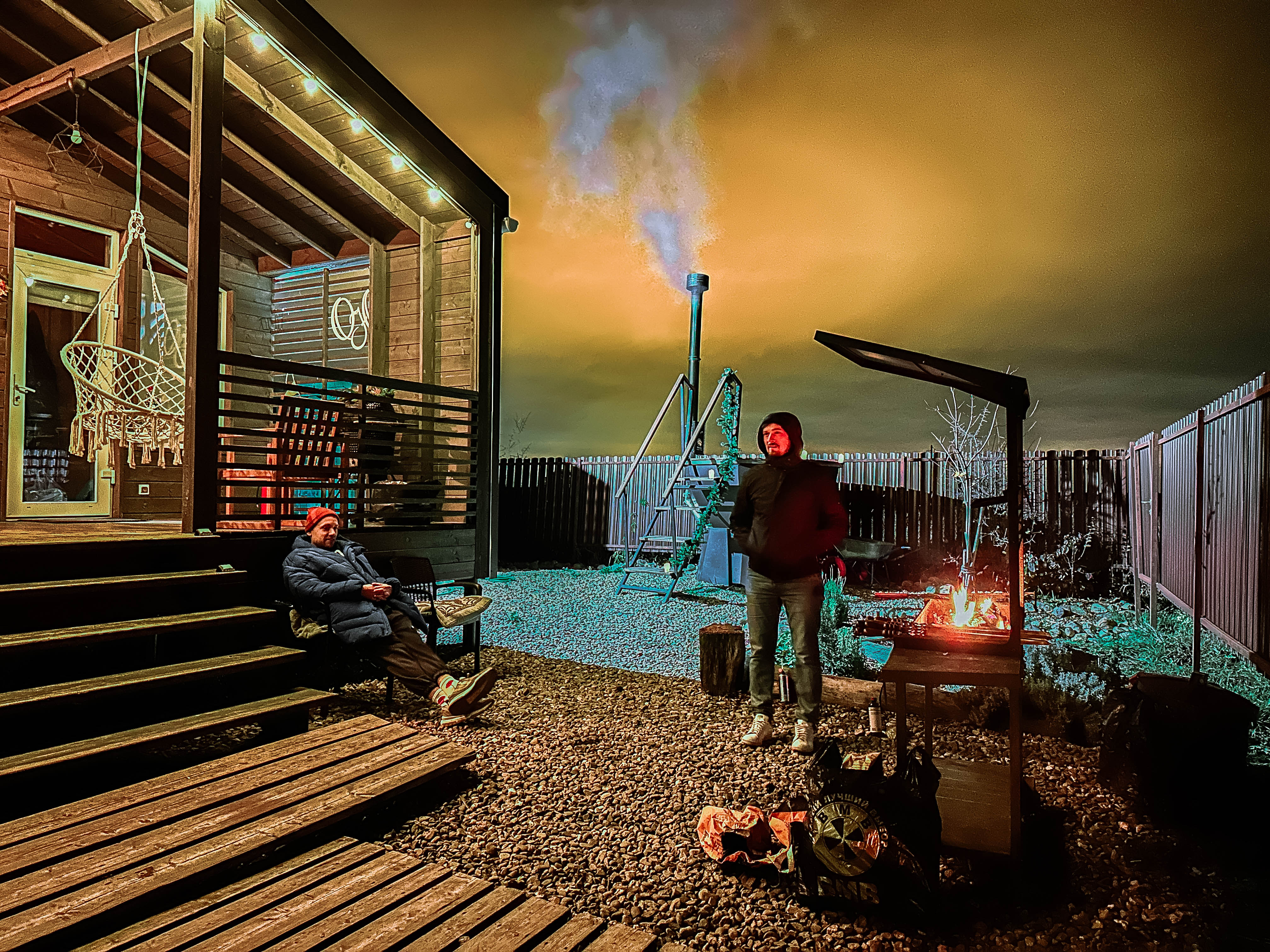 Большой барнхаус 115м2 с террасой с видом на озеро