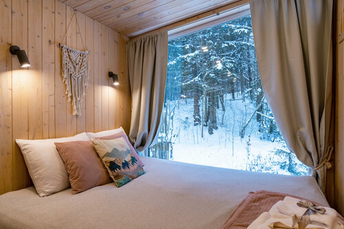 Большой двухместный номер с 1 кроватью в Дикие Ели