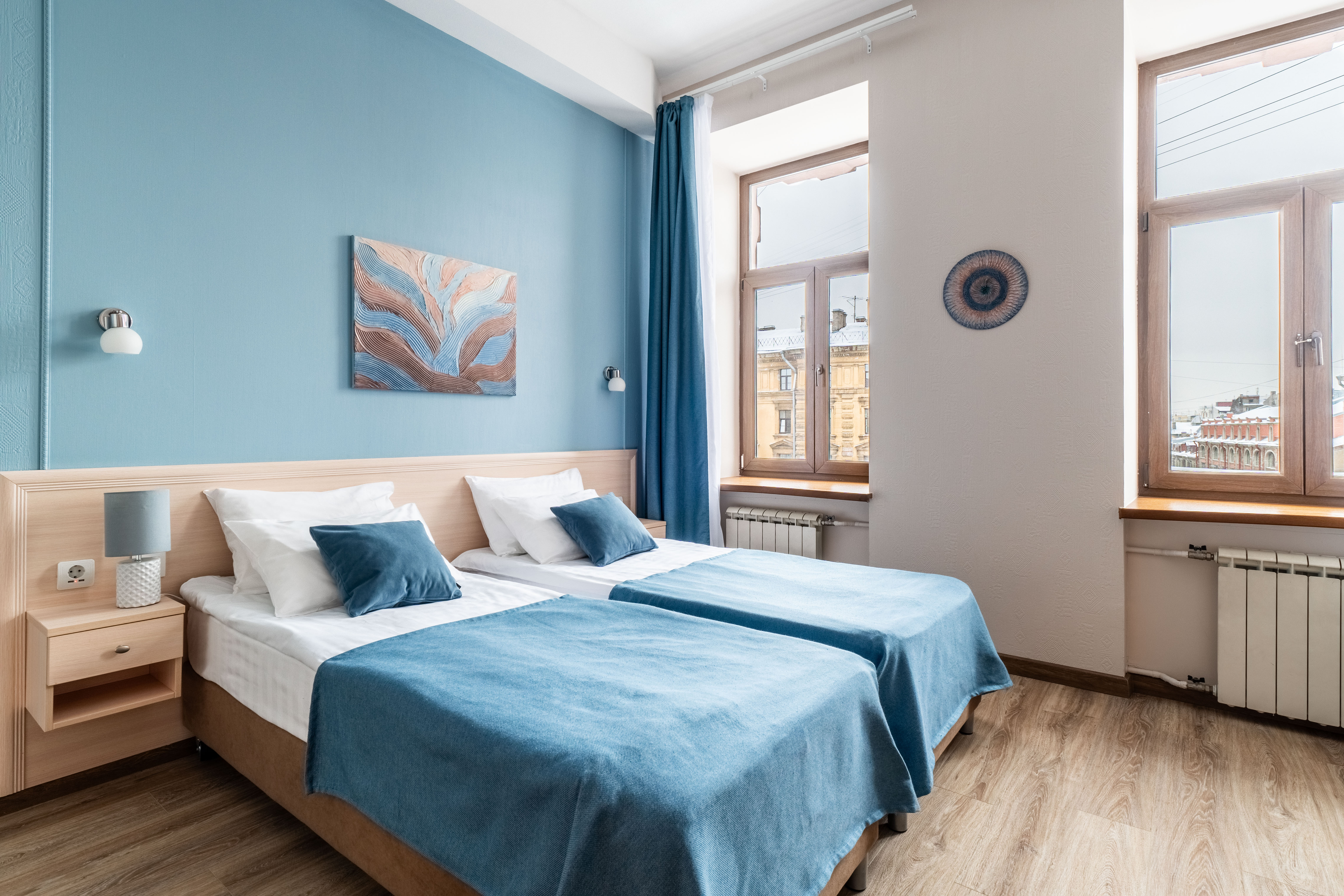 Стандартный двухместный номер с 1 кроватью или 2 отдельными кроватями