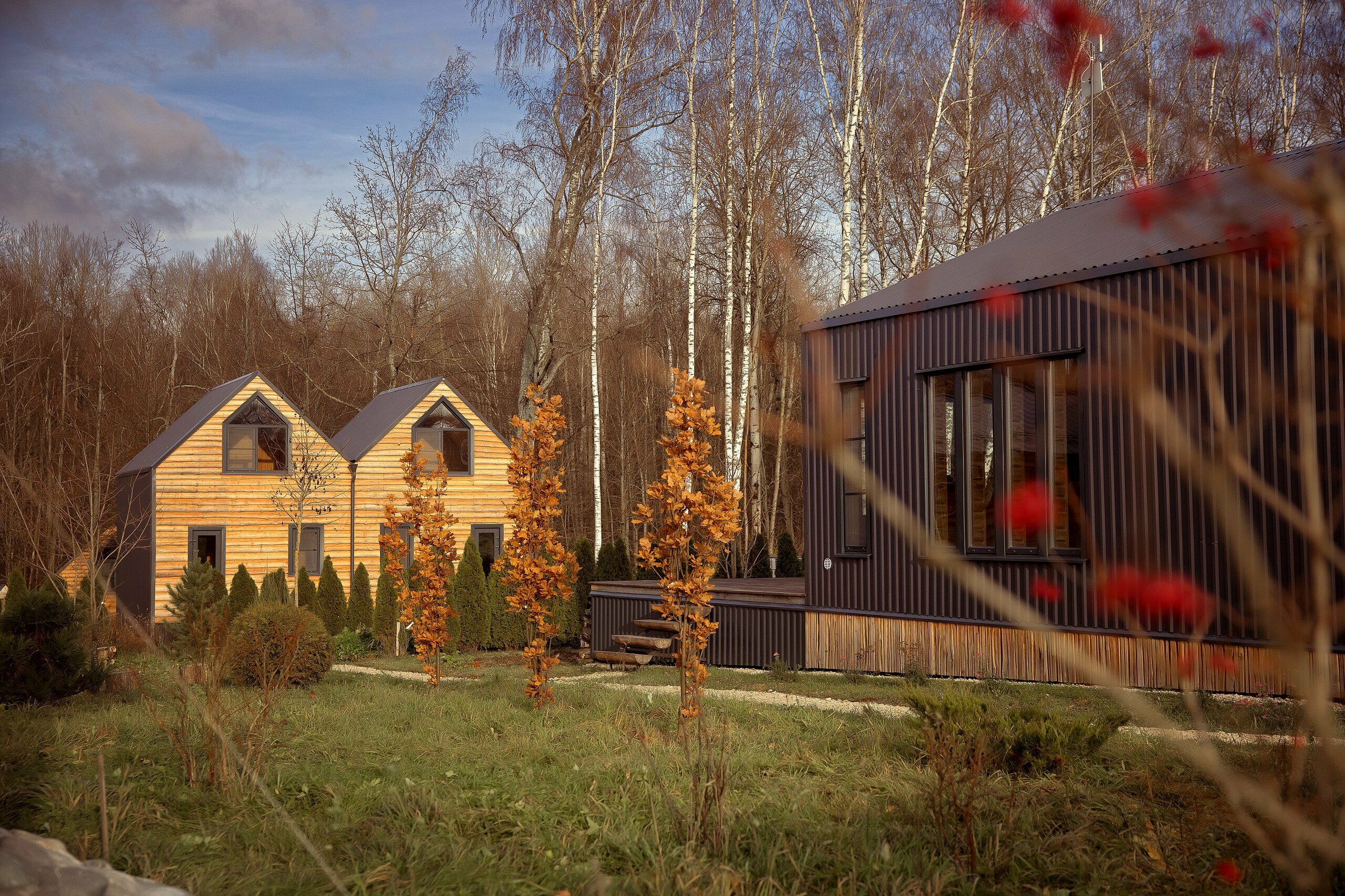 Кедровый дом-дуплекс "ГОРНЫЙ - 1"