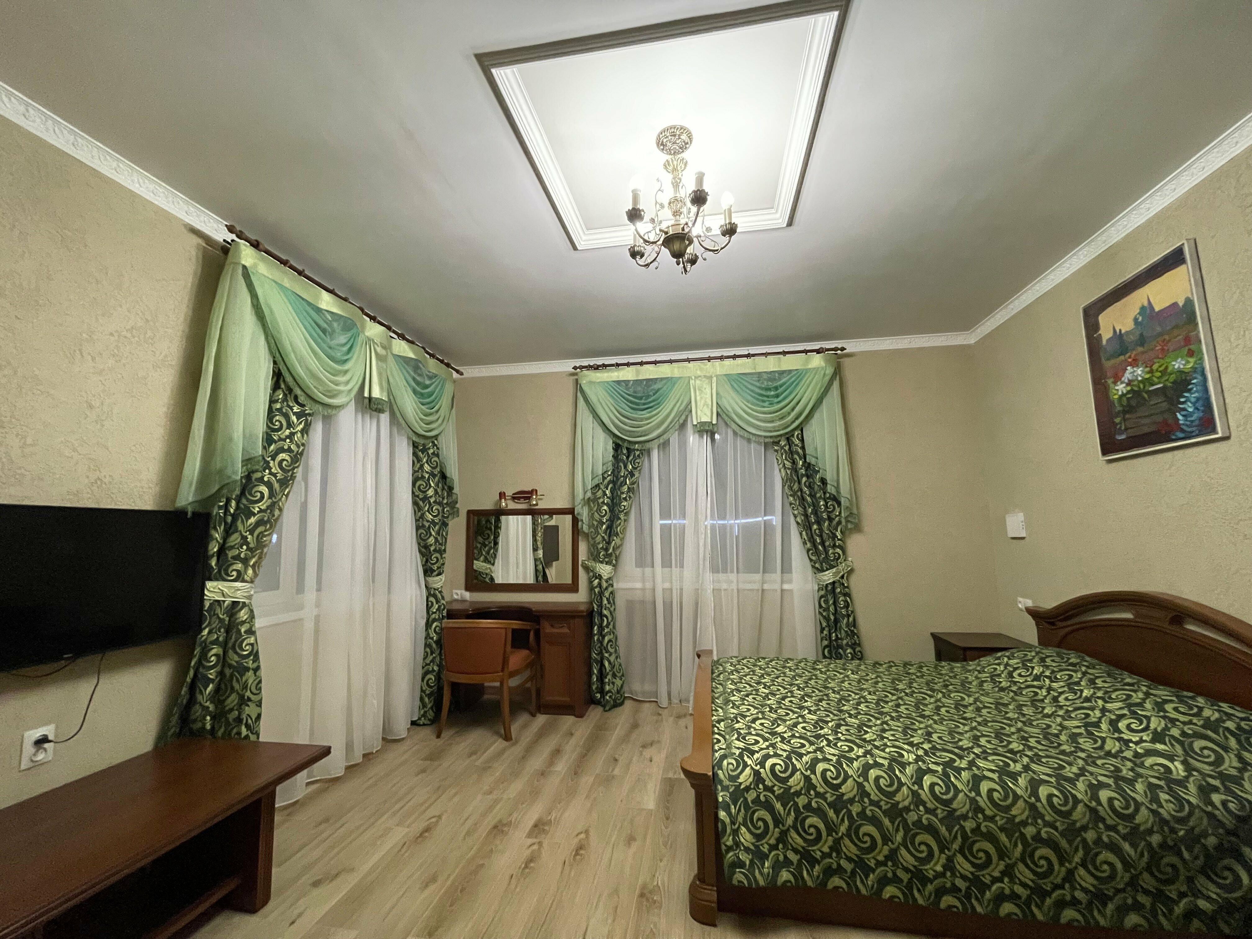 Двухместный номер с 1 кроватью и видом на горы