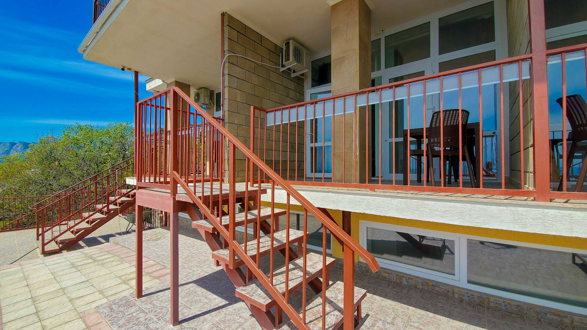 Двухместный номер с 1 кроватью или 2 отдельными кроватями, вид на море